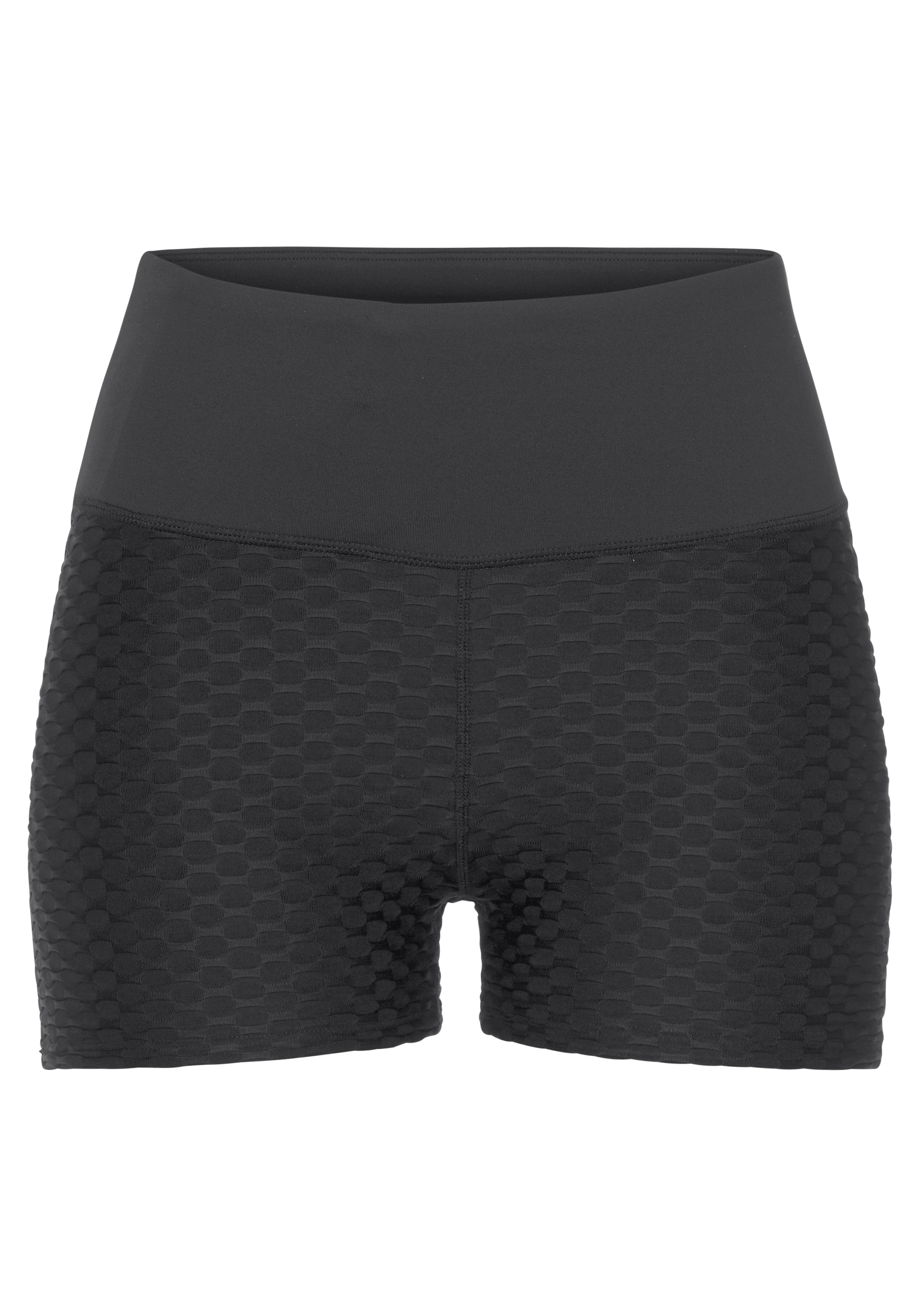 Vivance active Shorts, mit breitem Bund und Wabenoptik