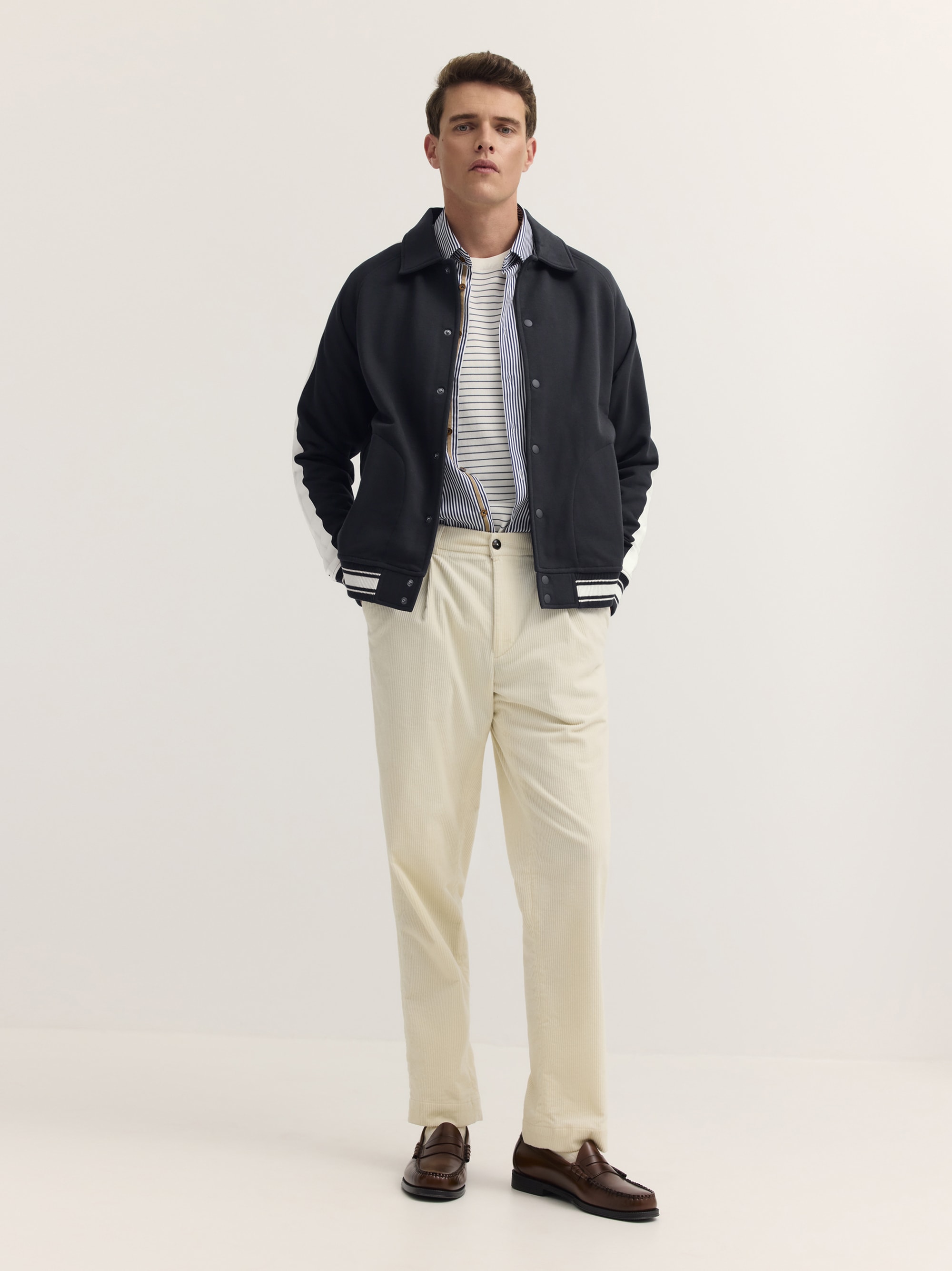 bugatti Sweatjacke »Modern Fit« Modern Fit College Baumwollmix