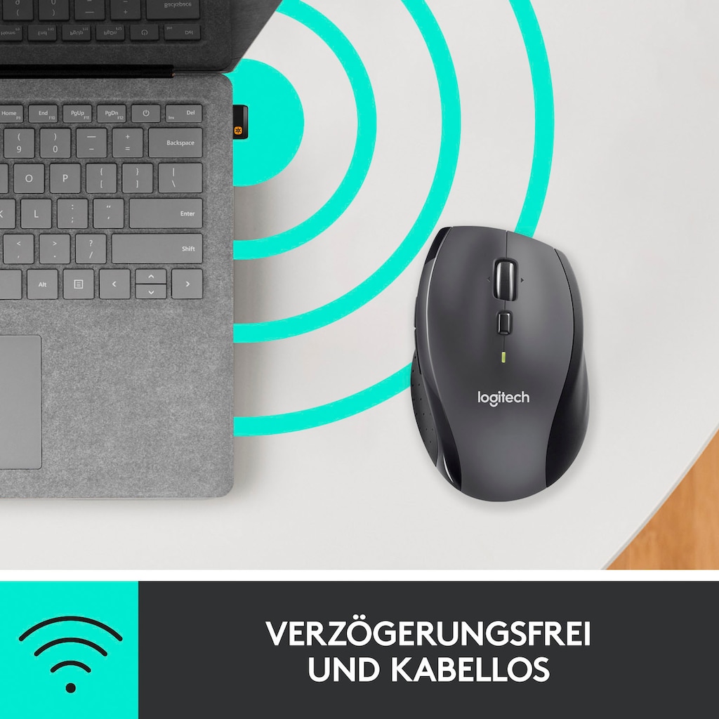 Logitech Maus »Marathon M705«, RF Wireless