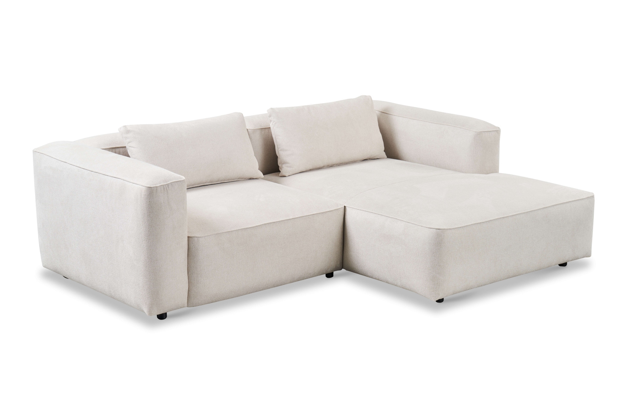 andas Ecksofa »Tvinnet« Breite 228 cm, extra tiefe Sitzfläche, kubisches Sitzvergnügen