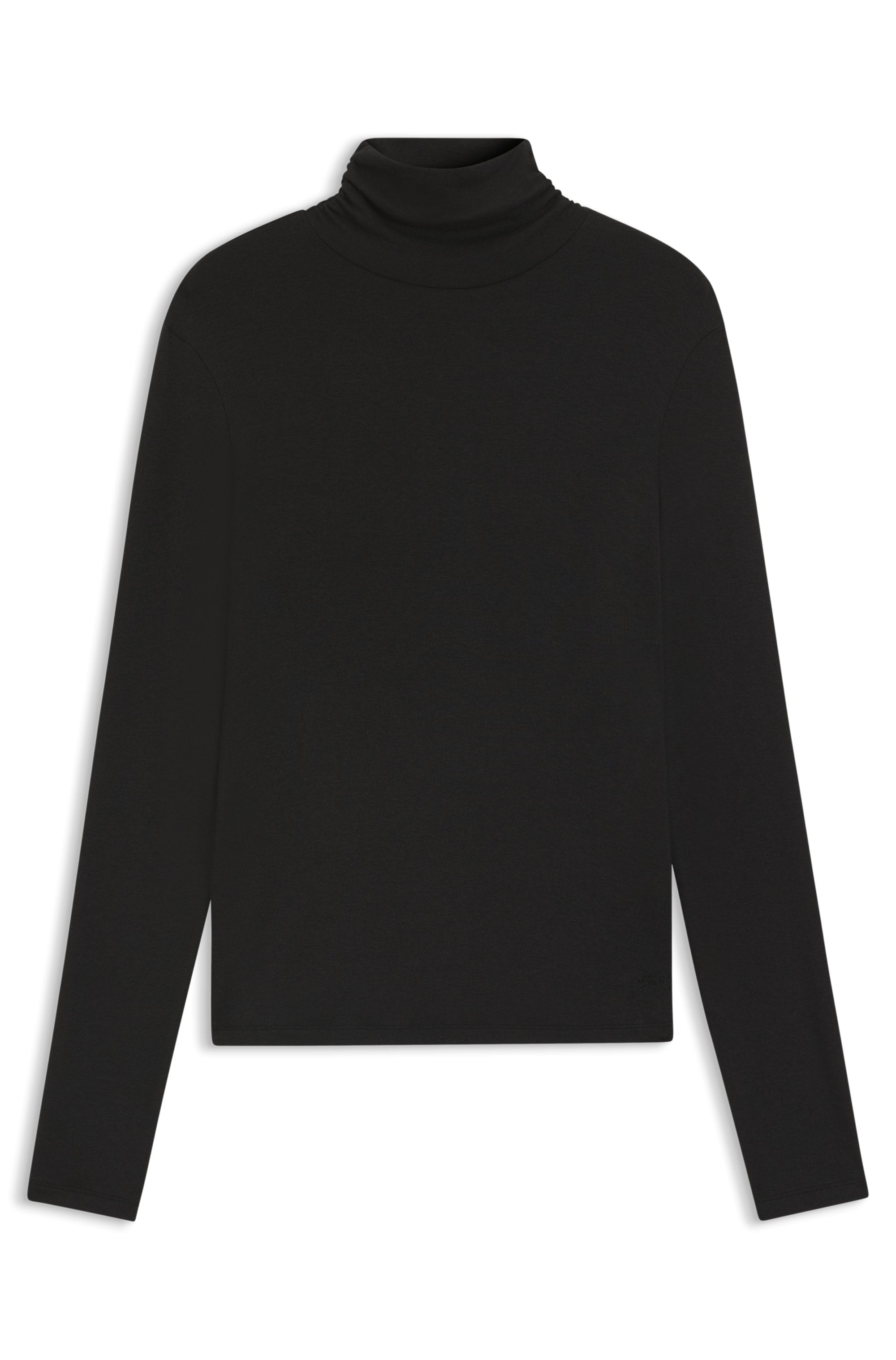 BOSS ORANGE Rollkragenshirt »Eliana Premium Damenmode«, mit Turtle Neck, Slim Fit