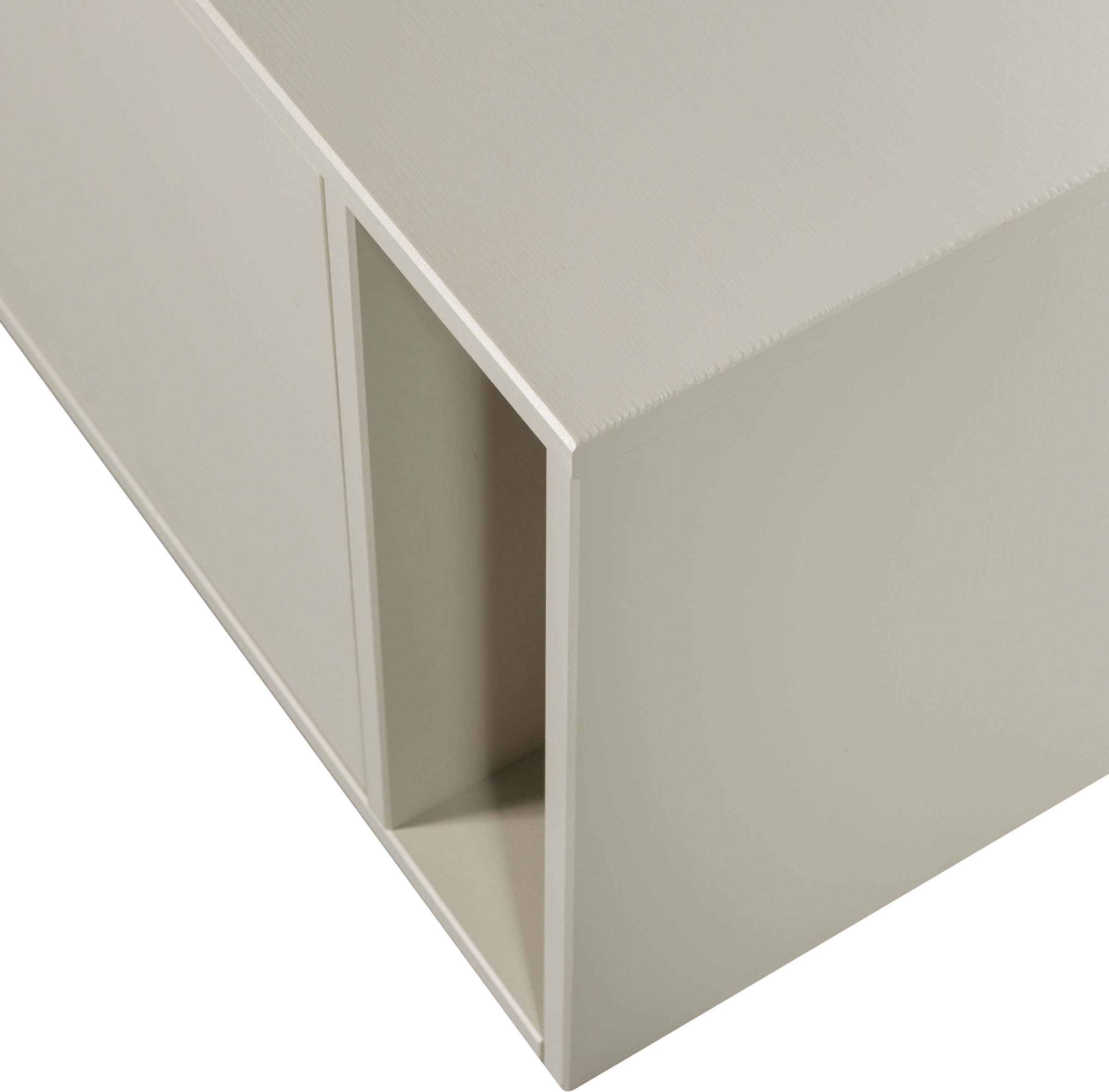 WOOOD Schuhbank »vtwonen SETTLE DOWN TV MEUBEL/BANKJE 108 CM GRENEN DUST [fsc]« Settle Down TV-Schrank/Bank aus FSC-Kiefer