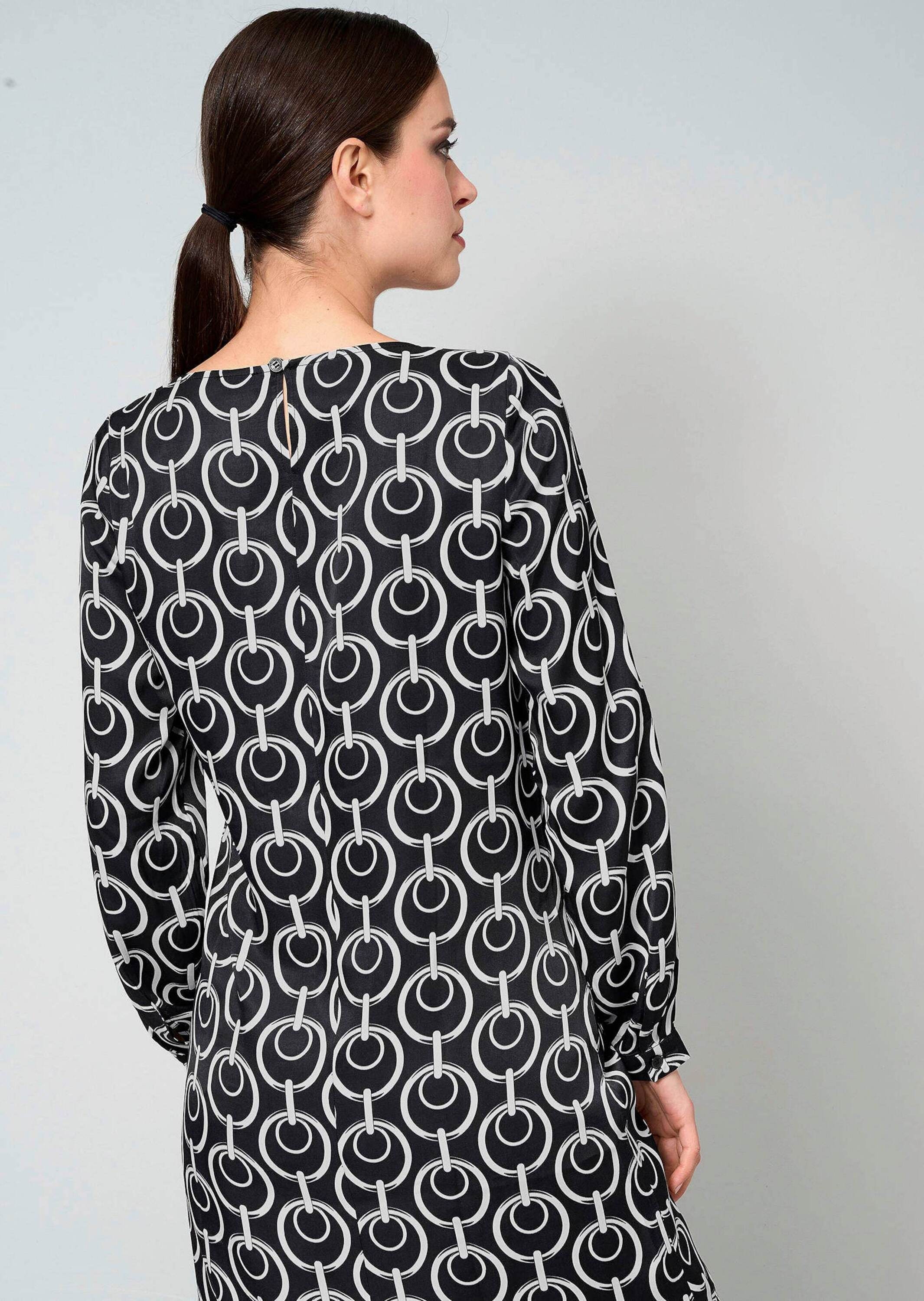 Alba Moda Langarmbluse »Longbluse Longbluse in grafischem Dessin«