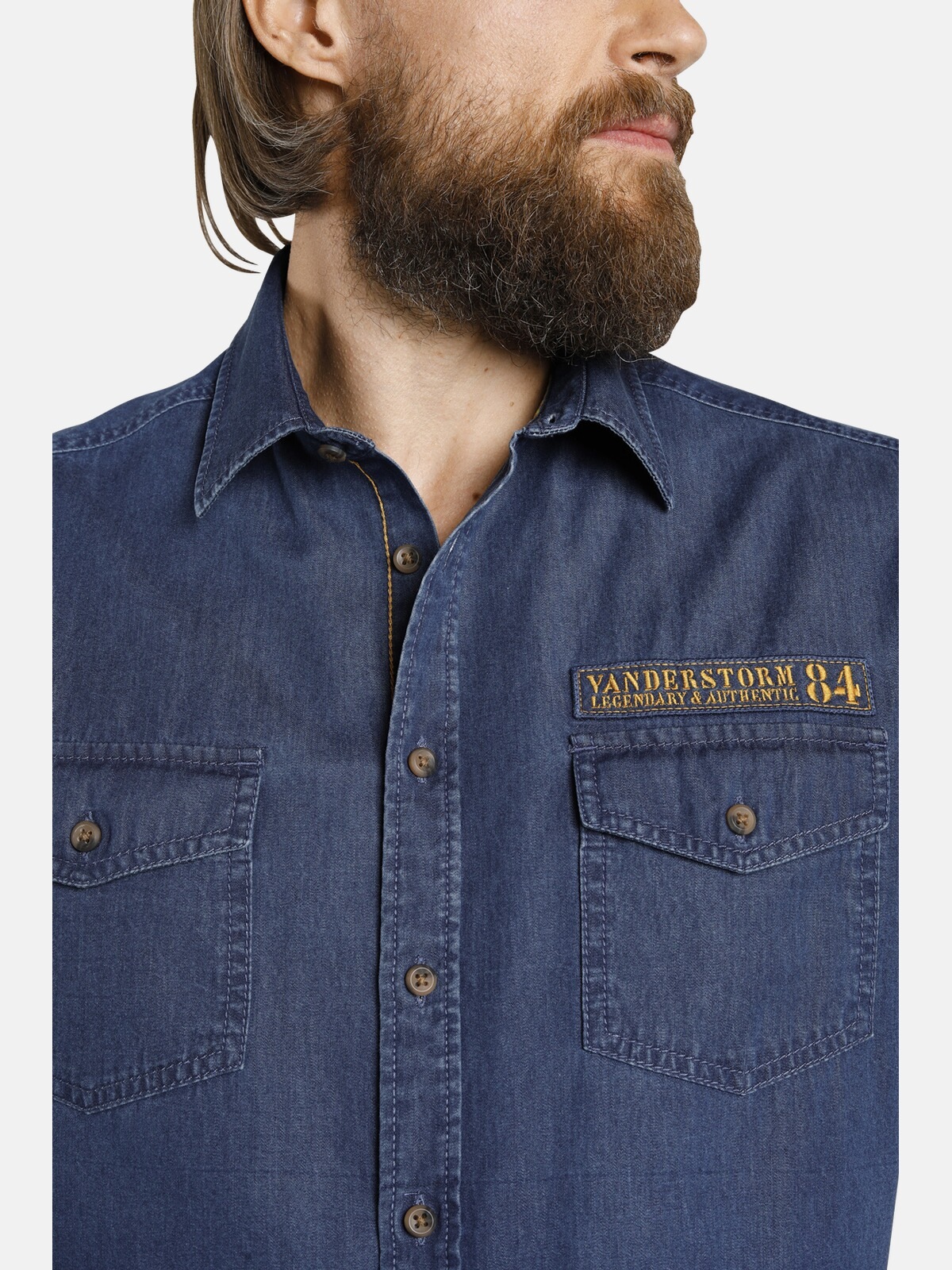 Jan Vanderstorm Jeanshemd »Jeanshemd JOAR«