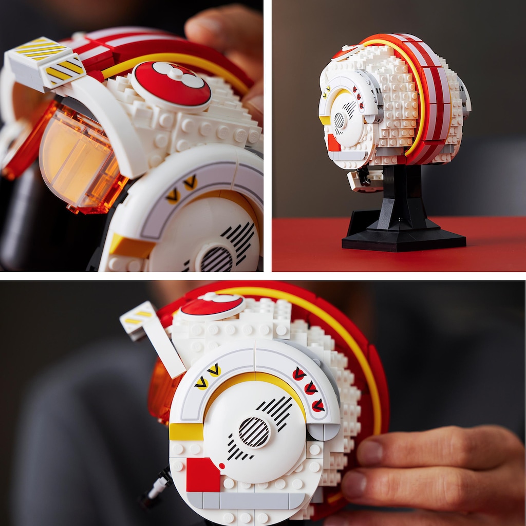 LEGO® Konstruktionsspielsteine »Helm von Luke Skywalker™ (Rot Fünf) (75327), LEGO® Star Wars™«, (675 St.)