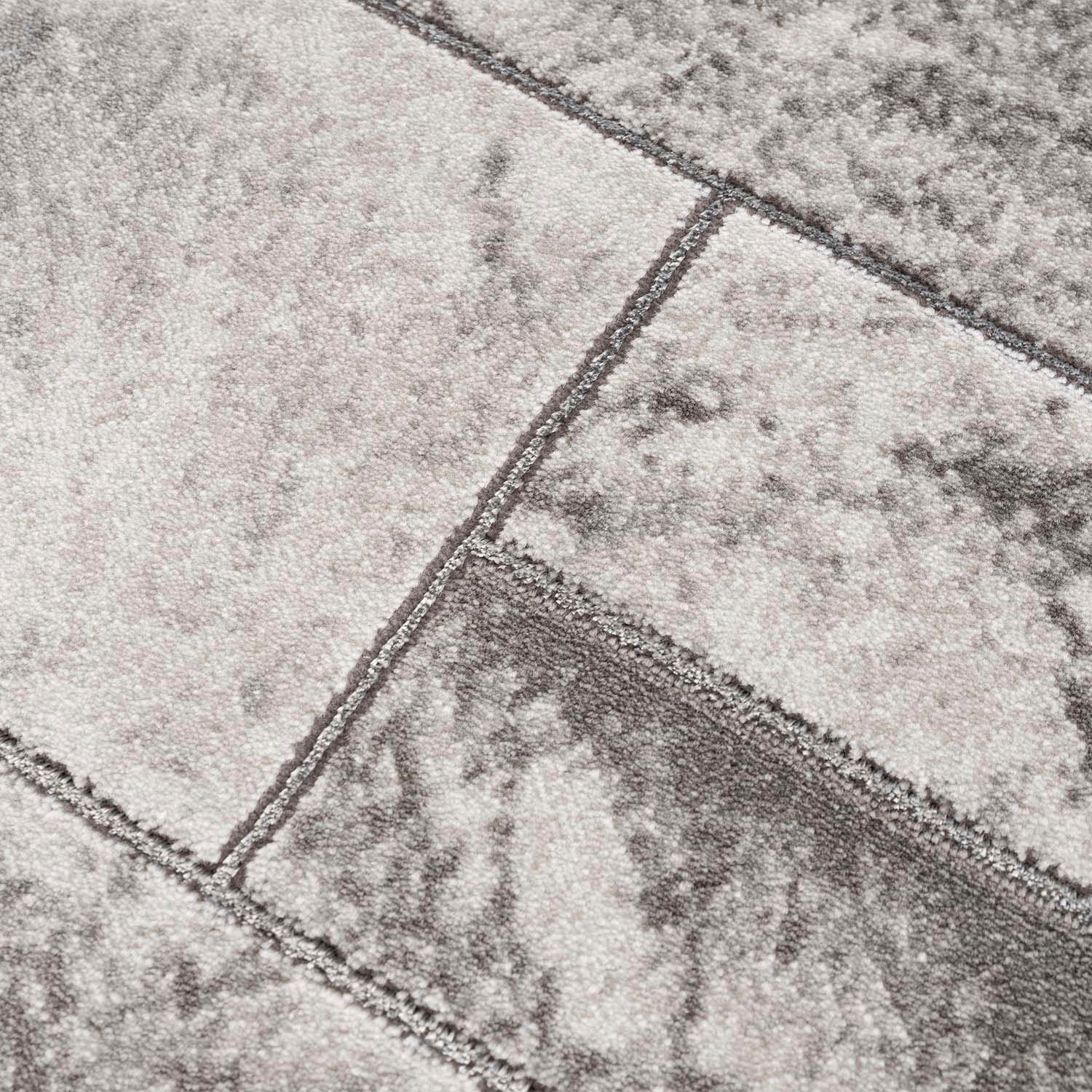 Carpet City Läufer »Noa 9250«, rechteckig, 11 mm Höhe, Stein Optik, Kurzflor, Modern, Weicher For, Pflegeleicht