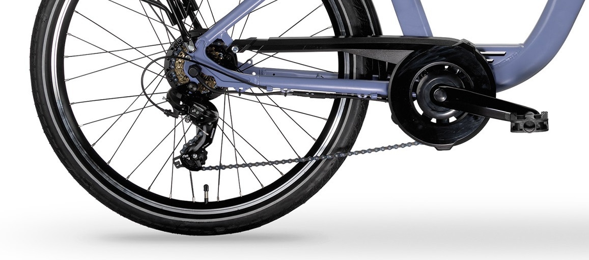 MBM »Elektro-Citybike RHEA  28 Zoll, blau«