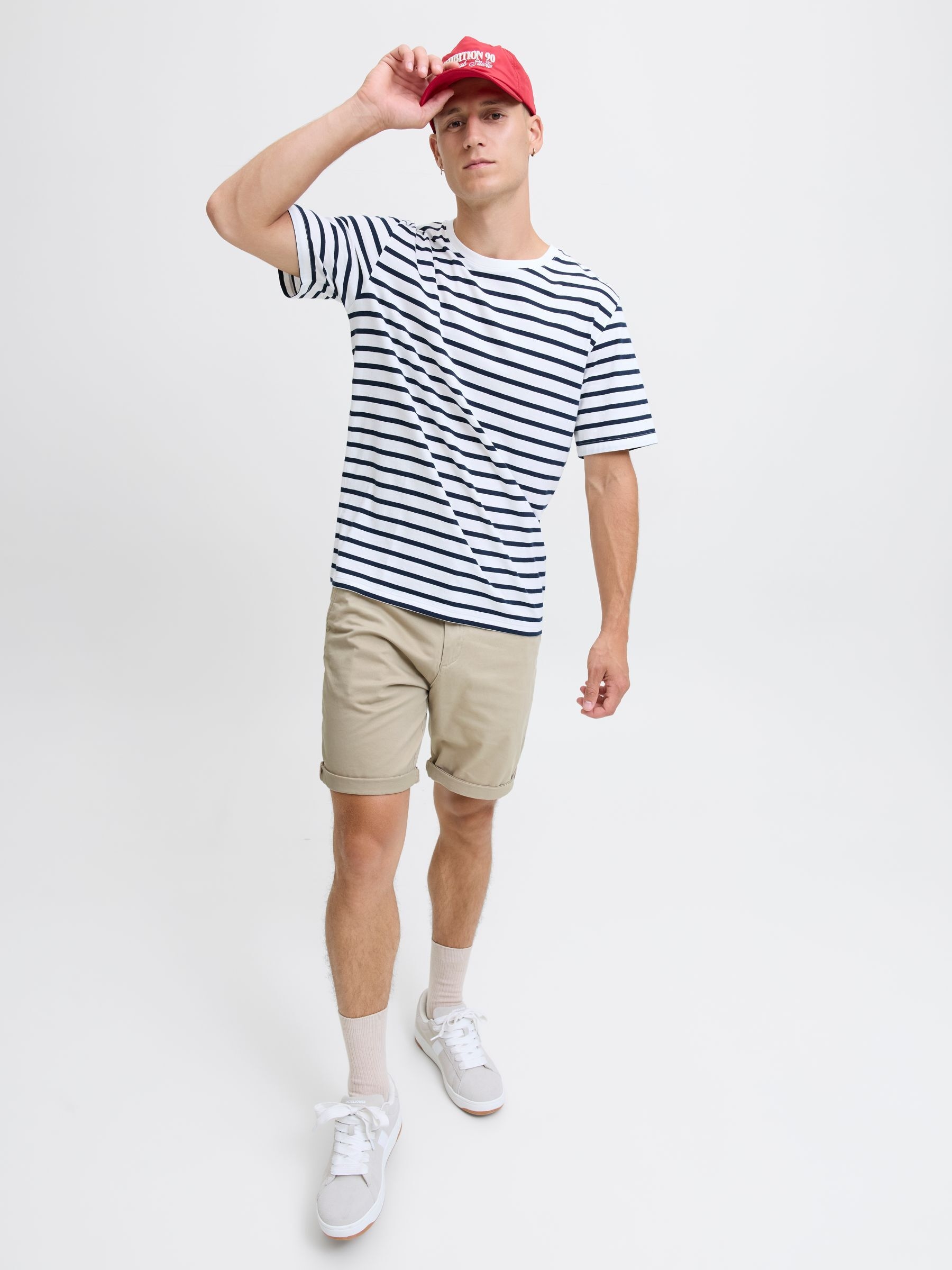 Jack & Jones Chinoshorts »JPSTBOWIE JJSHORTS S«  mit Aufschlag