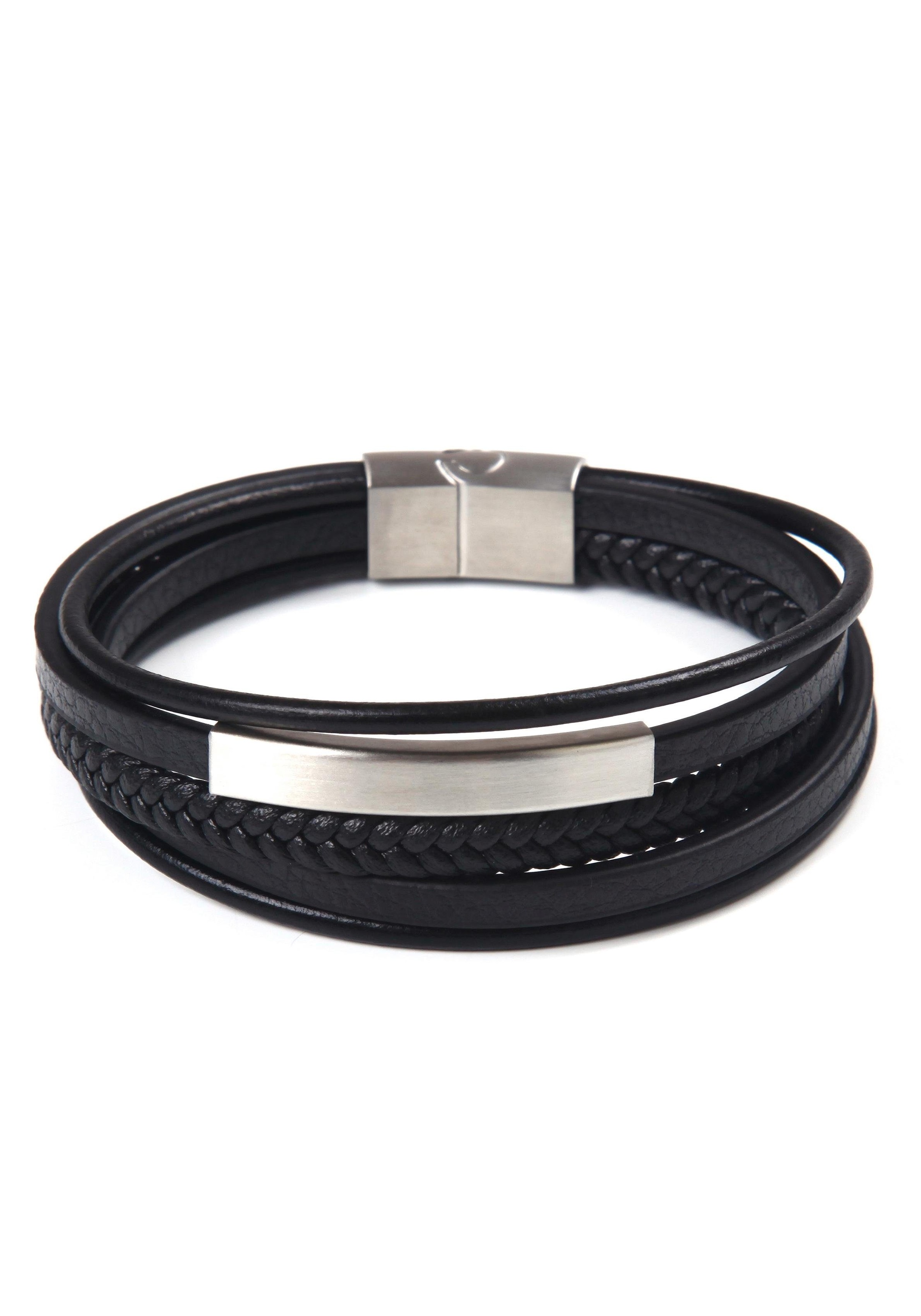 Firetti Armband "stylisches Design im sportlich-eleganten Stil, mehrreihig"