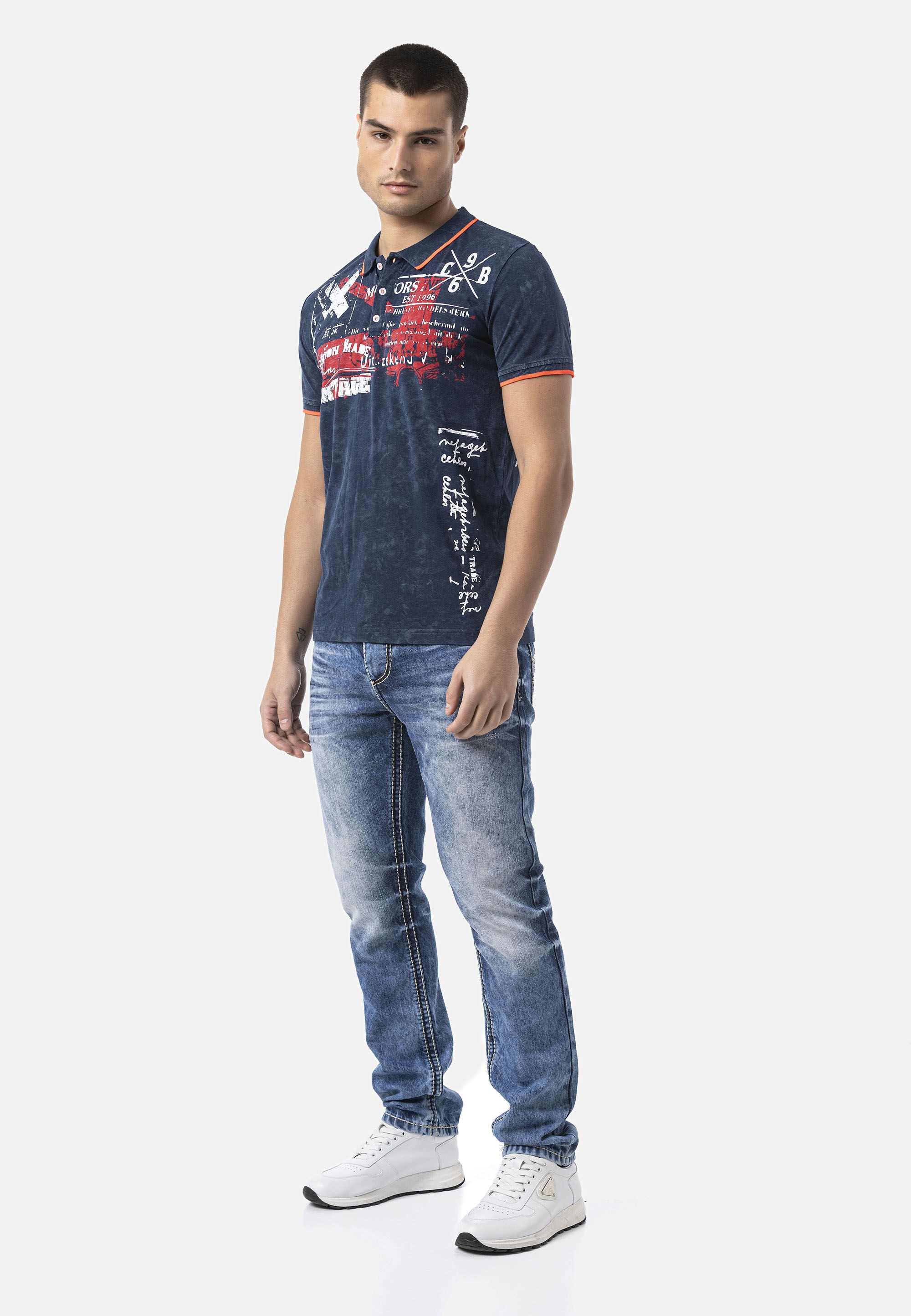 Cipo & Baxx T-Shirt »CT795« der coole Print