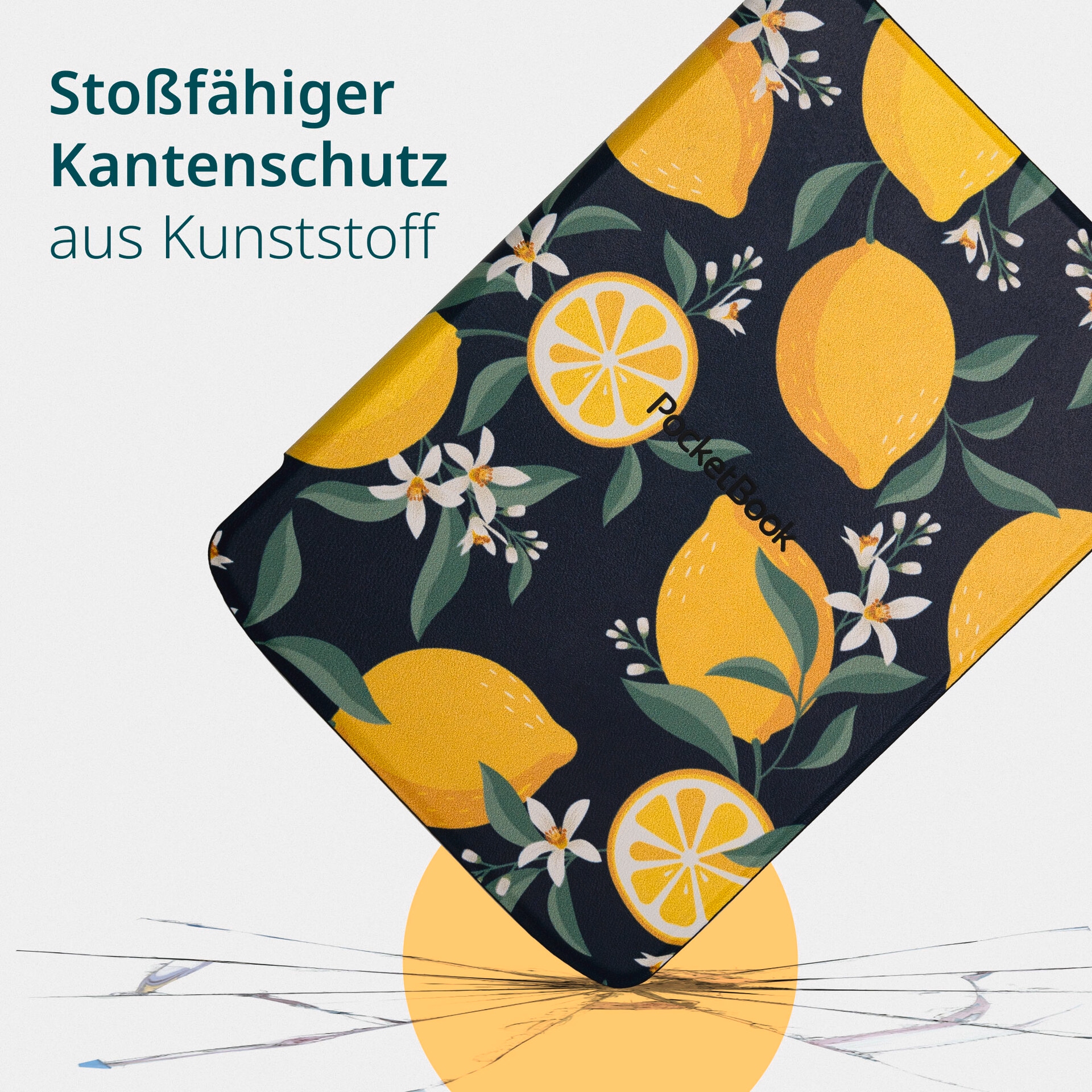 PocketBook E-Reader-Hülle »Shell Cover 6 für Verse, Verse Pro & Verse Pro Color« 15,2 cm (6 Zoll) Backcover, Schutzhülle, Book Cover, Case, Schutzcase, stoßfest