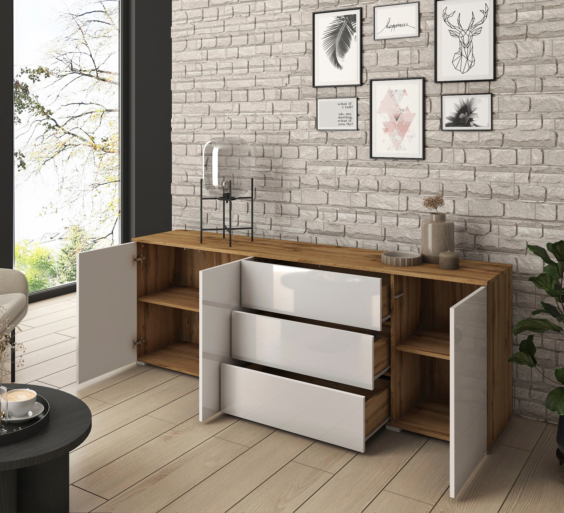 INOSIGN Sideboard »Paris«, Breite 190 cm