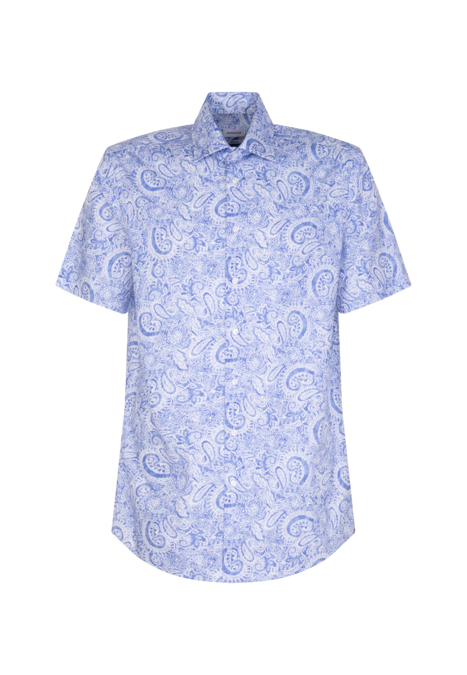 seidensticker Businesshemd »Regular«, Regular Kurzarm Kentkragen Paisley