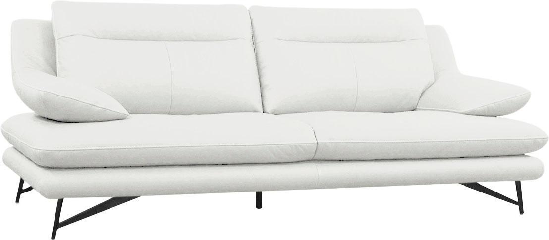 CALIA ITALIA 2,5-Sitzer »Cezanne, italienisches Design trifft erstklassigen Sitzkomfort, Leder«, Edles Designsofa in besonders langlebigen & pflegeleichten Lederarten