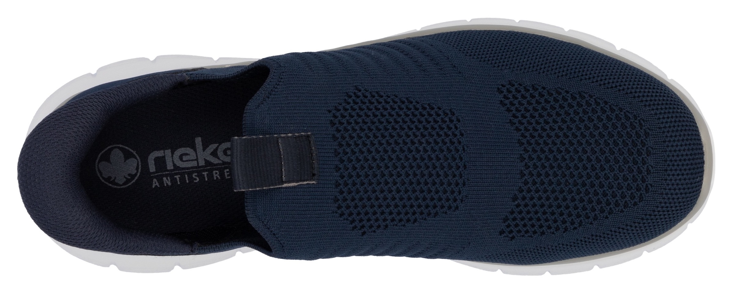 Rieker Slip-On Sneaker, Schlupfschuh, Freizeitslipper, Halbschuh mit gepolsterter Ferse