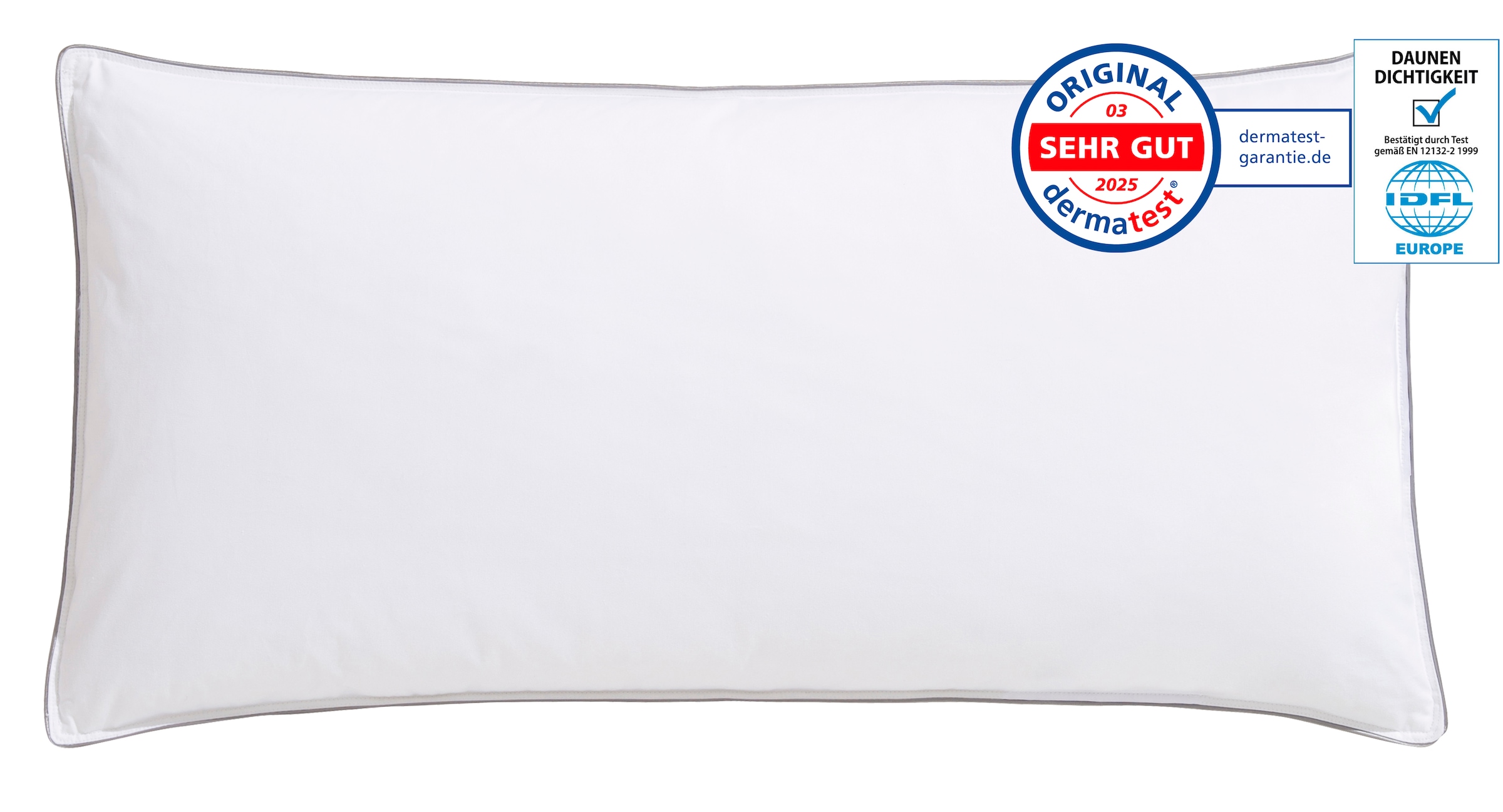 OTTO home Daunenbettdecke + Kopfkissen »TAMINS, Bettdecke 135x200 cm und 155x220 cm, 2-tlg.« Set mit Kissen 40x80 cm, 80x80 cm, Sommer, Winter, Made in Germany