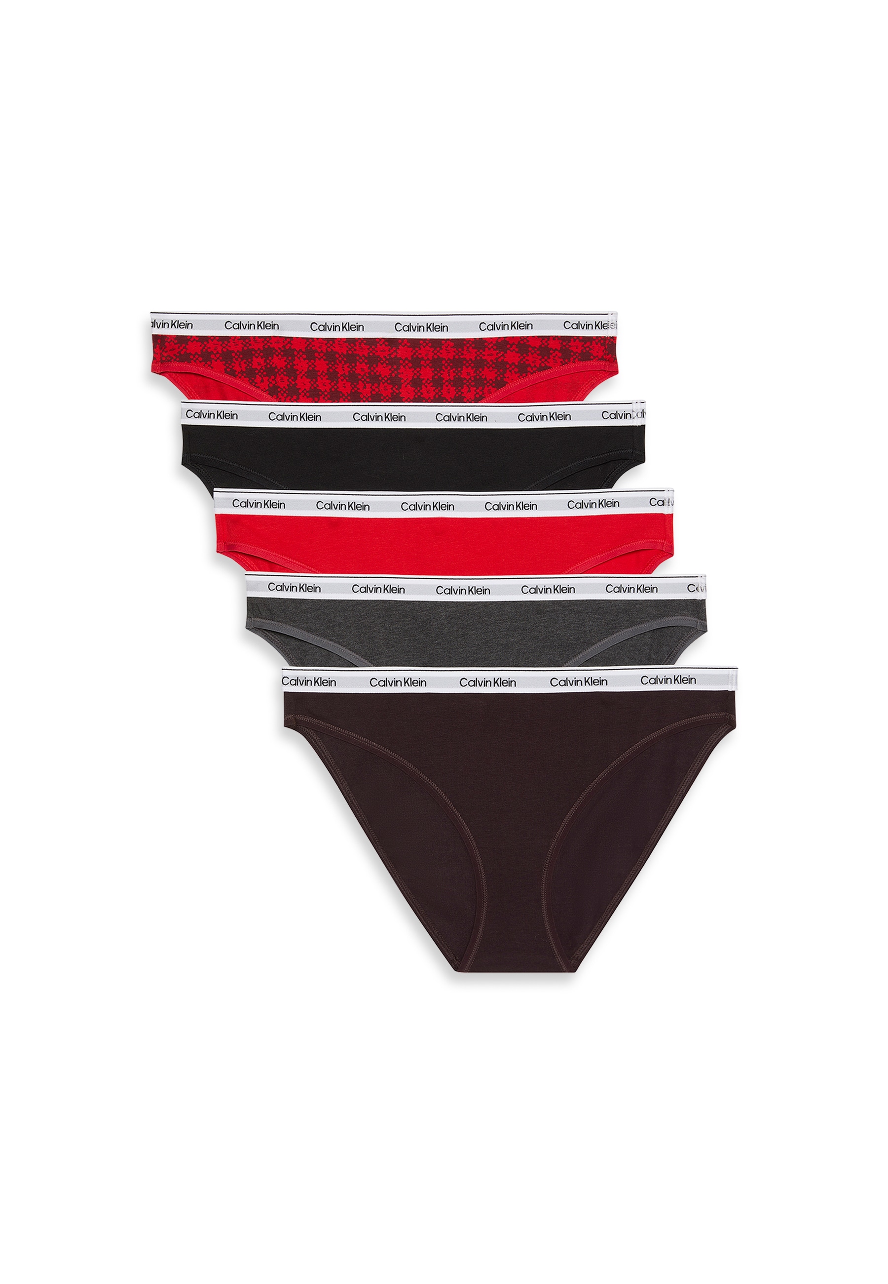 Calvin Klein Underwear Bikinislip »5 PACK BIKINI (LOW-RISE)« Packung, 5er-Pack, 5 Stk. mit Logobund