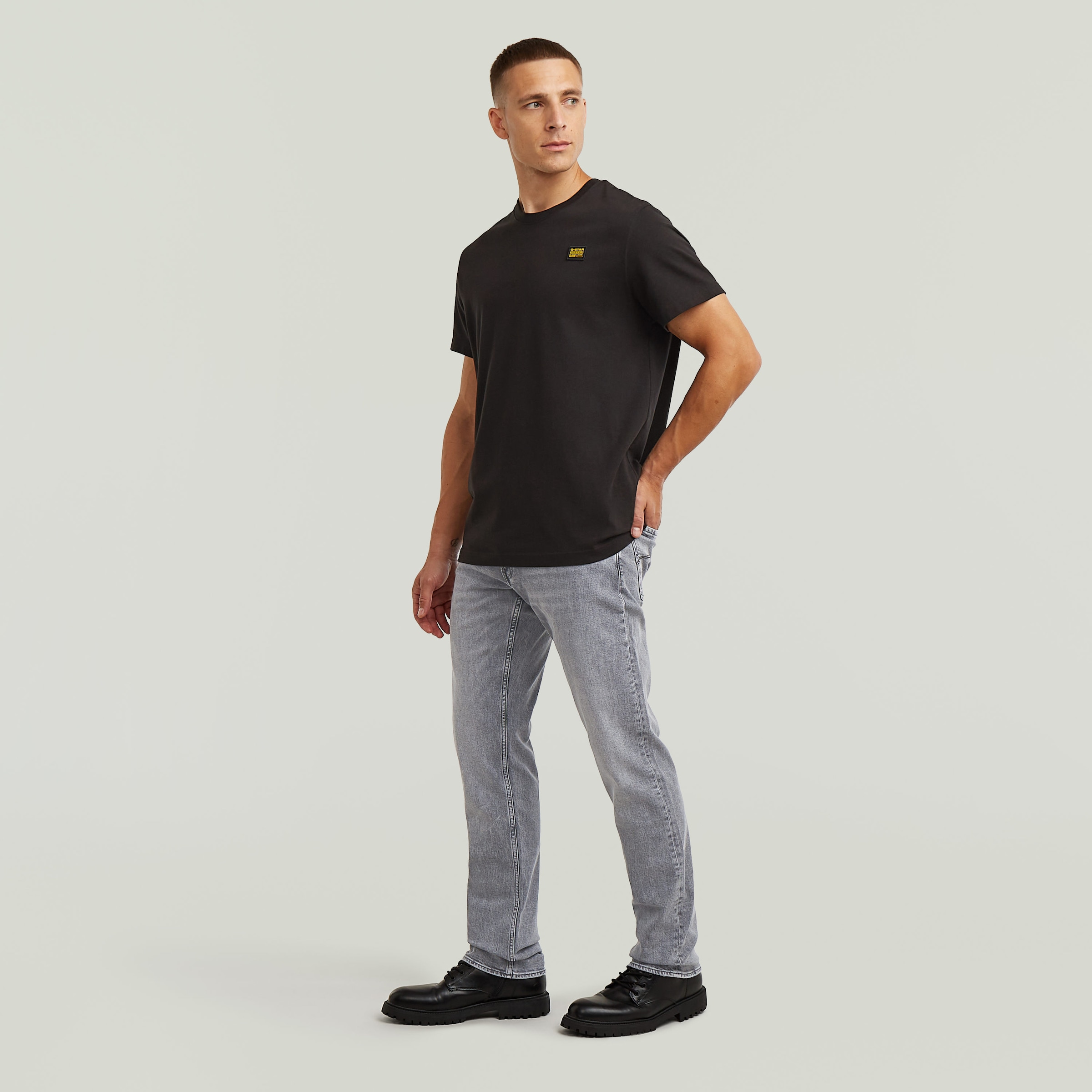 G-STAR Straight-Jeans »Mosa Straight« mit hellen Nähten