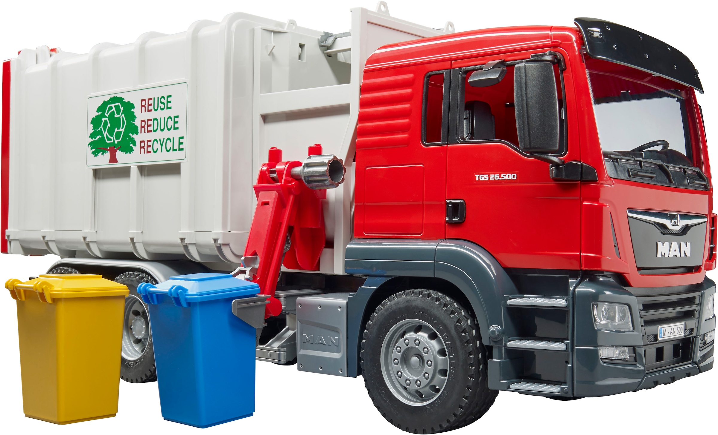 Bruder® Spielzeug-Müllwagen »MAN TGS Seitenlader Müll-LKW (03761)« Made in Europe
