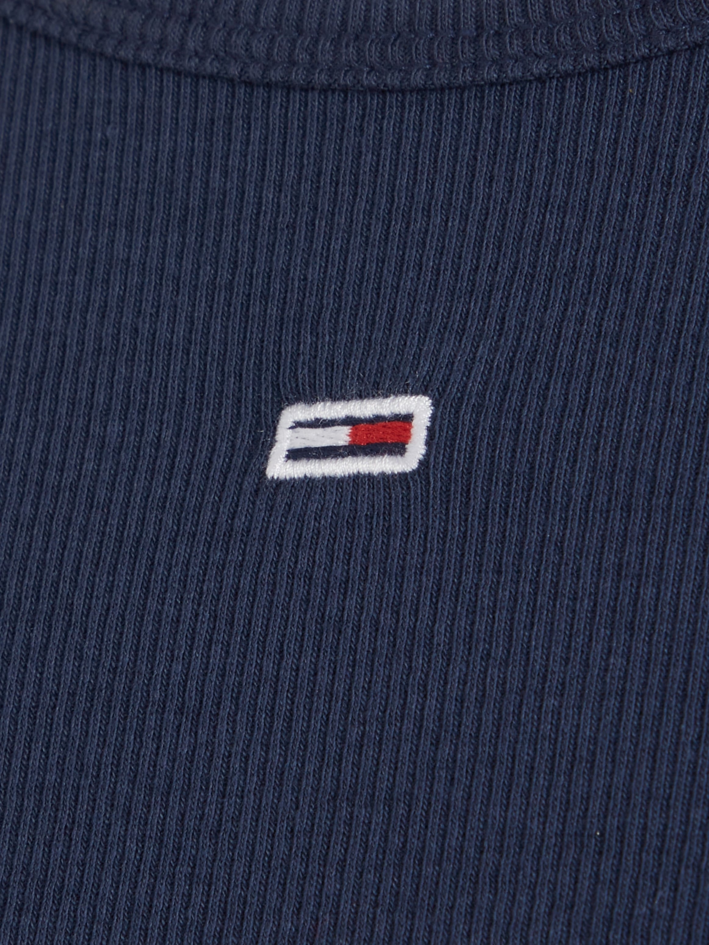 Tommy Jeans T-Shirt »TJW BBY ESSENTIAL RIB SS«, mit Tommy Jeans Logo-Flag