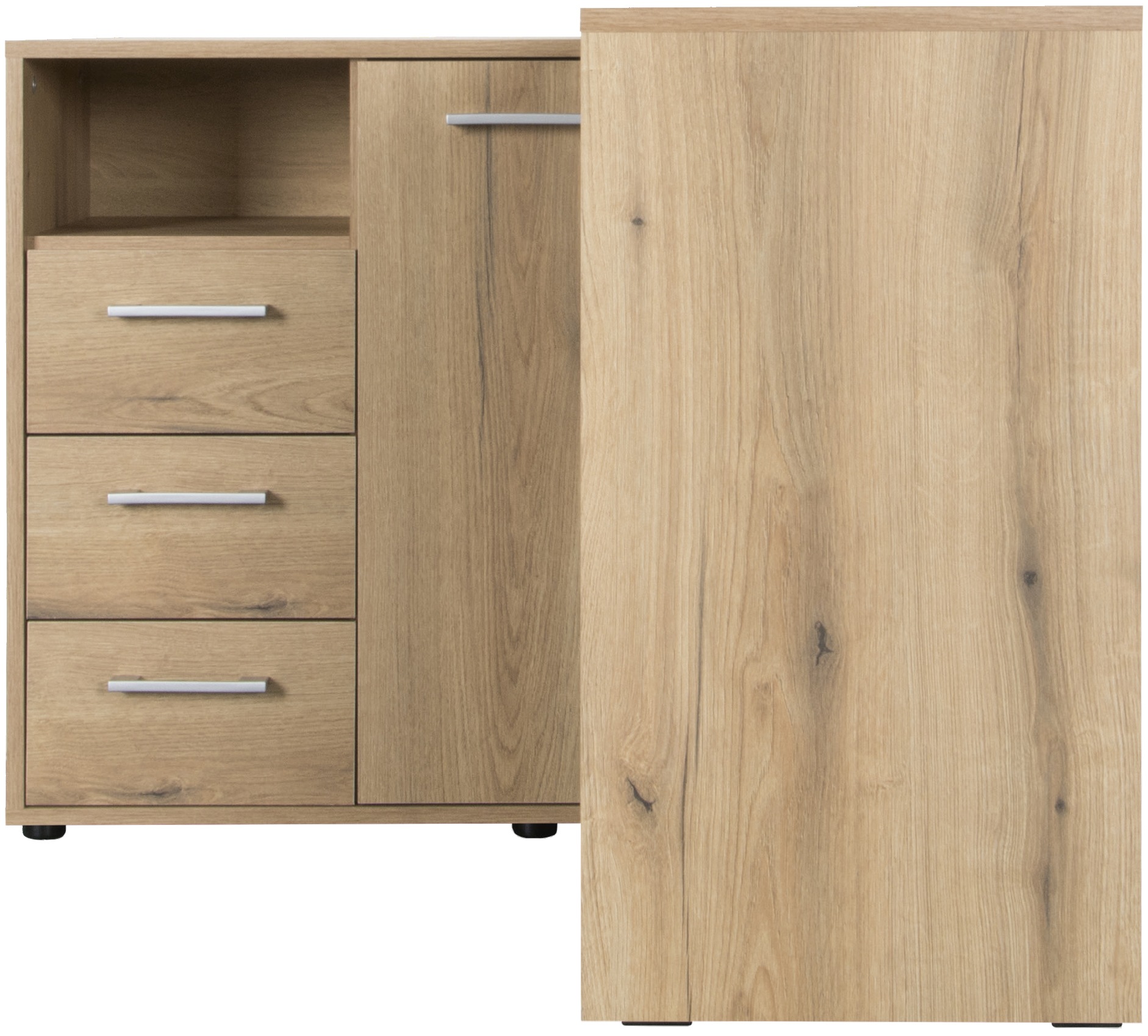 VOGL Möbelfabrik Schreibtisch »1246 mit schwenkbarer Tischplatte«, platzsparend, Breite 98-149 cm, Made in Germany