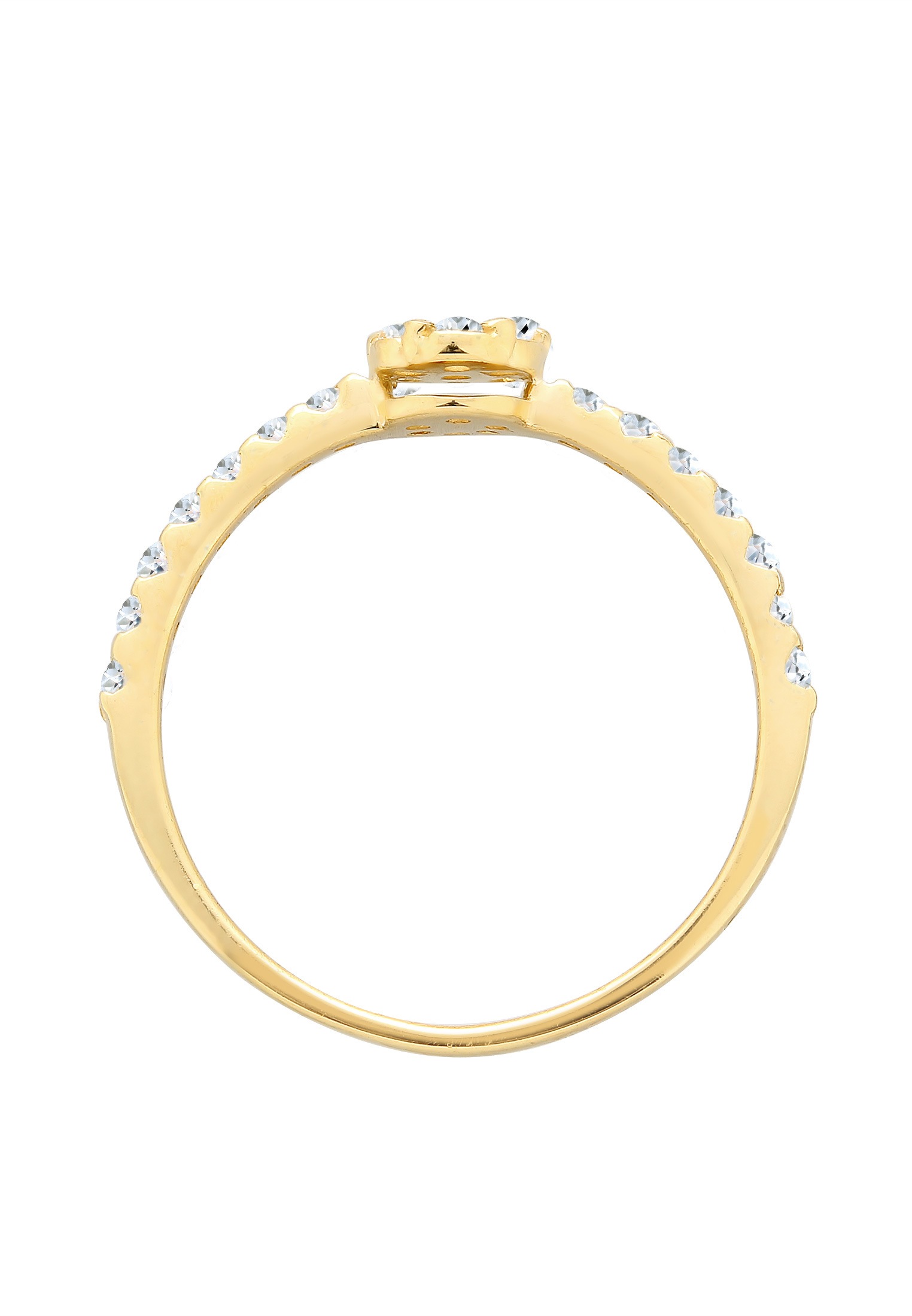 Elli Premium Verlobungsring »Ring Verlobungsring Topas Diamantschliff 585 Gelbgold«