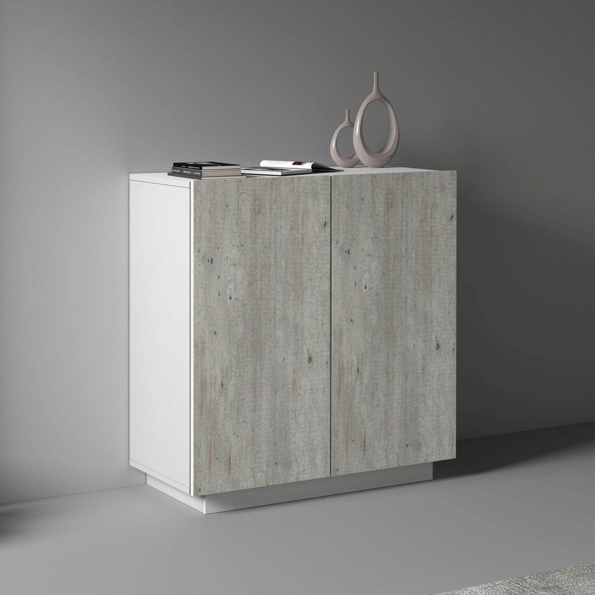 INOSIGN Aktenschrank »Coro, Mehrzweckschrank, Büroschrank mit 2 Türen« & verstellbare Einlegeböden, Höhe 86 oder 166 cm, Made in Italy