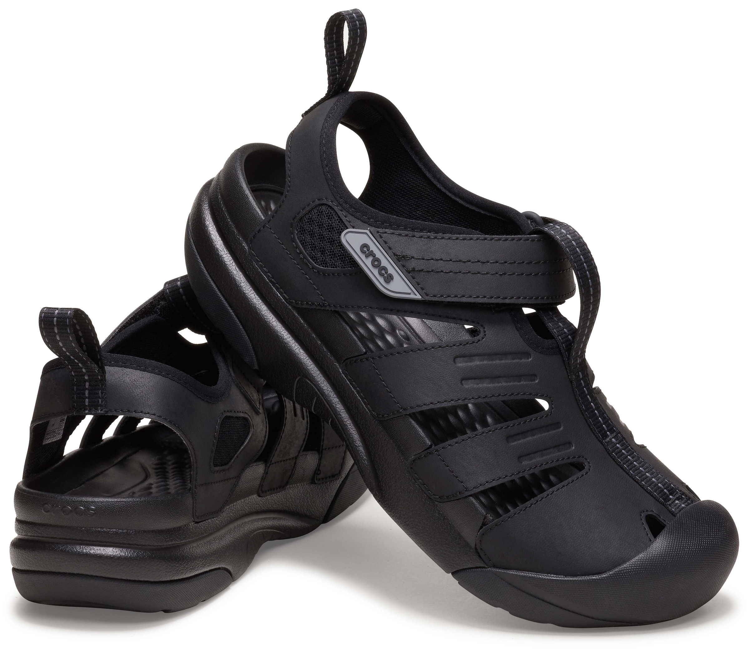 Crocs Sandale »Yukon Fisherman«, Halbschuh, Slipper, Trekkingschuh mit praktischem Klettverschluss