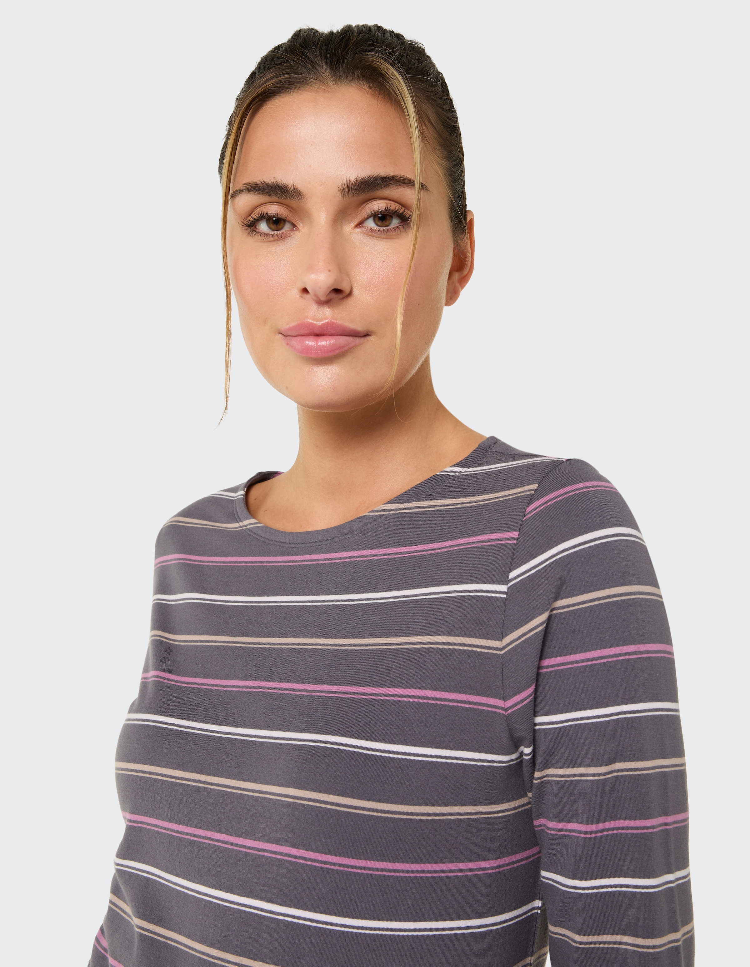 Joy Sportswear T-Shirt »D T-SHIRT MAIKE 3/4 ARM« sportliches T-Shirt, für Erwachsene, aus Baumwolle und Elasthan