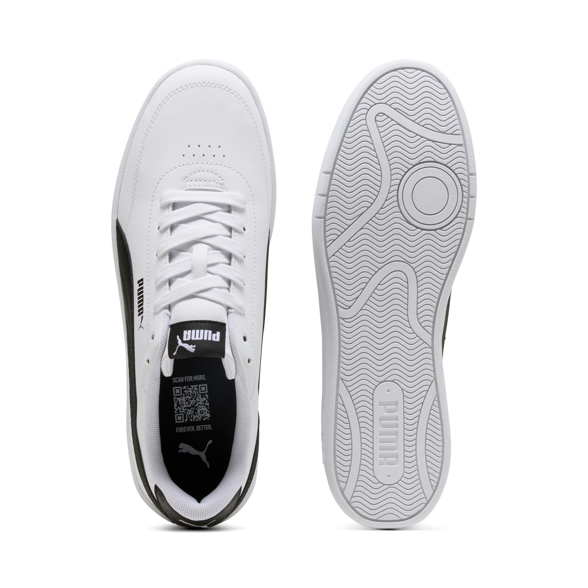 PUMA Sneaker »COURT CLASSIC CLEAN«  mit SoftFoam+ Innensohle, Obermaterial aus Synthetik