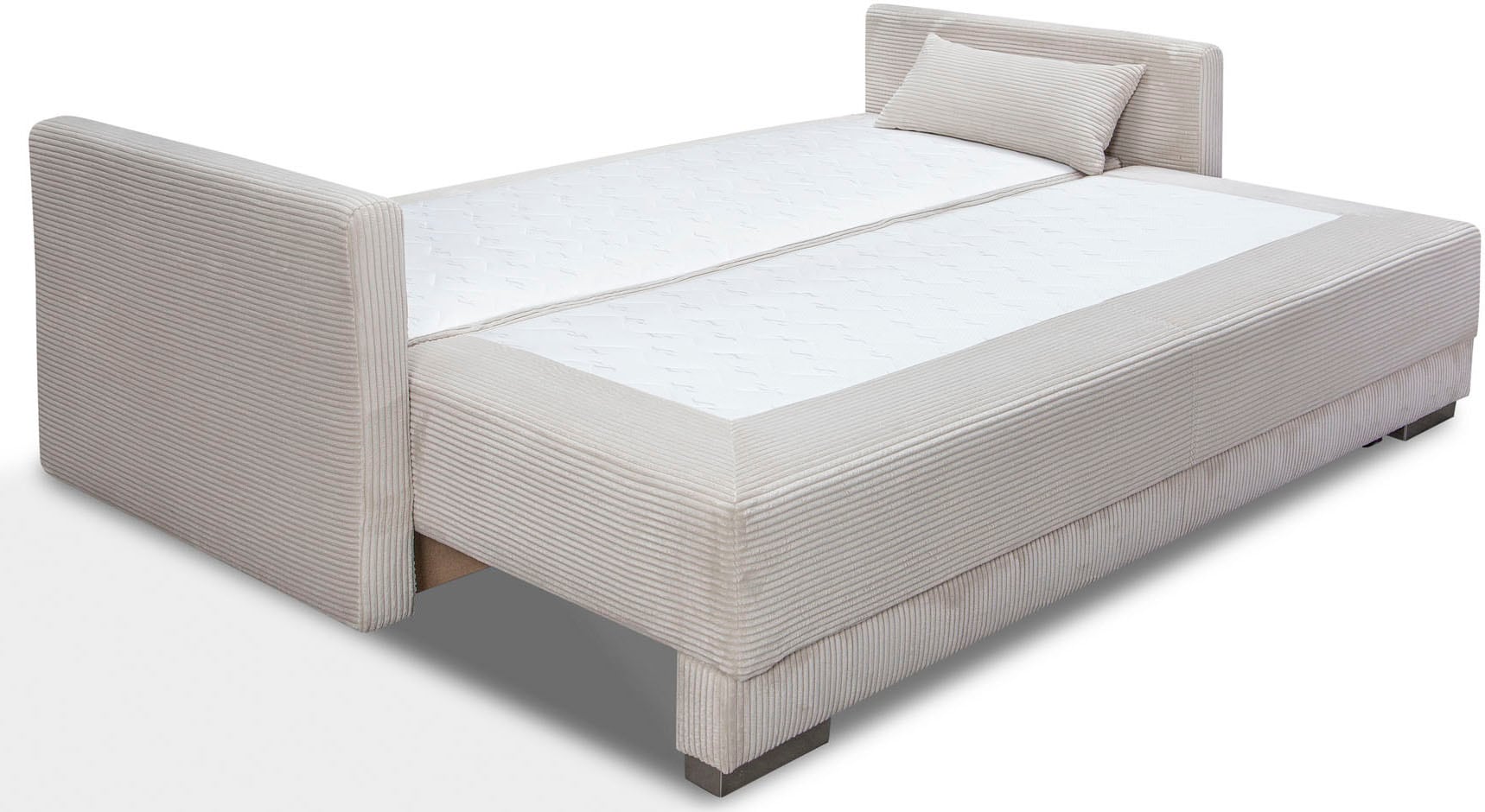 INOSIGN Schlafsofa »Andrea«, mit Boxspringaufbau, Bettfunktion & Bettkasten, Dauerschlafsofa