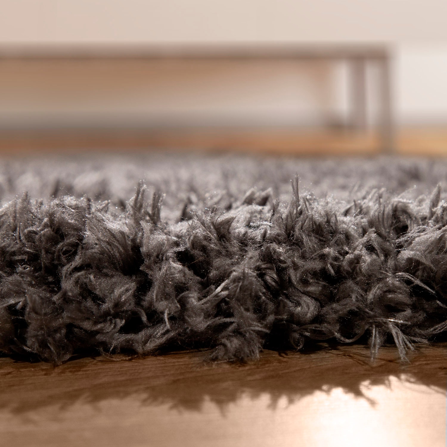 Paco Home Hochflor-Teppich »Milano 861«, rechteckig, 74 mm Höhe, Uni-Farben, Flokati-Optik, weich und kuschelig