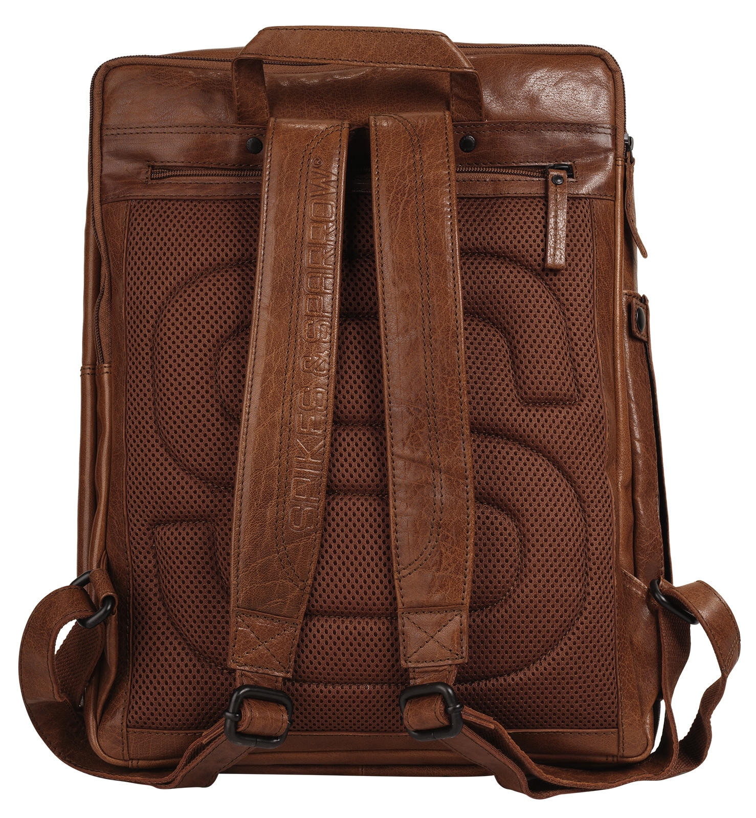 Spikes & Sparrow Laptoprucksack, echt Leder