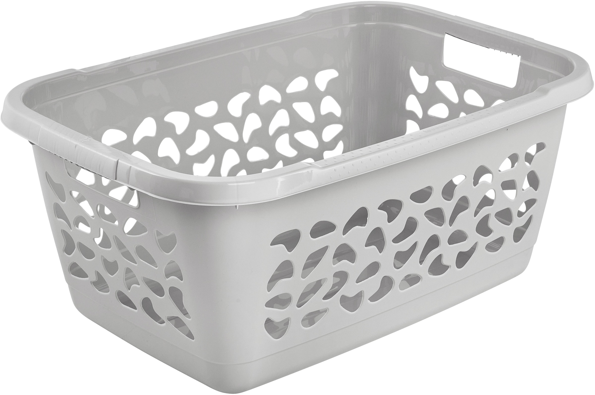 keeeper Wäschekorb »jost, 2er Set, 65 x 44 x 28 cm, 52 l« praktische Griffe, platzsparend ineinander nestbar