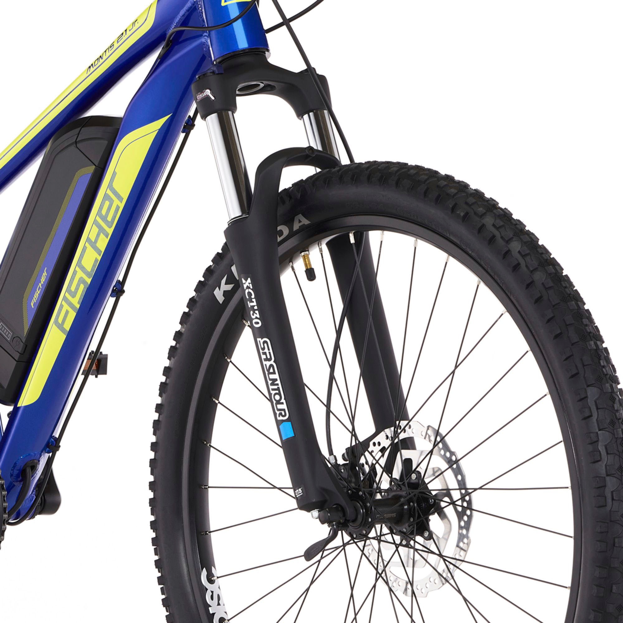 FISCHER Fahrrad E-Bike »MONTIS 2.1 422«, 9 Gang, Pedelec, Elektrofahrrad für Damen u. Herren, MTB