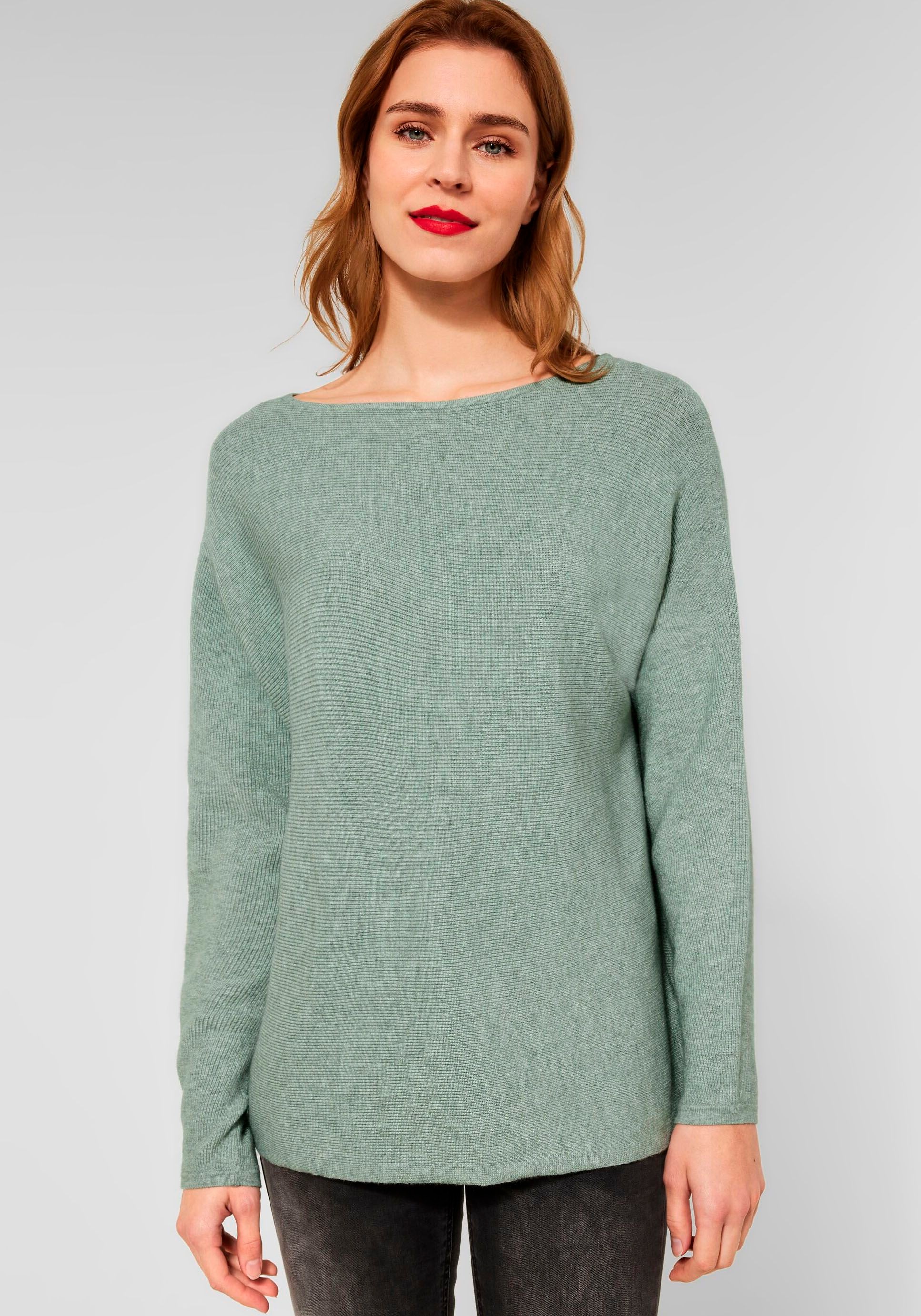STREET ONE Strickpullover, mit U-Boot-Ausschnitt kaufen