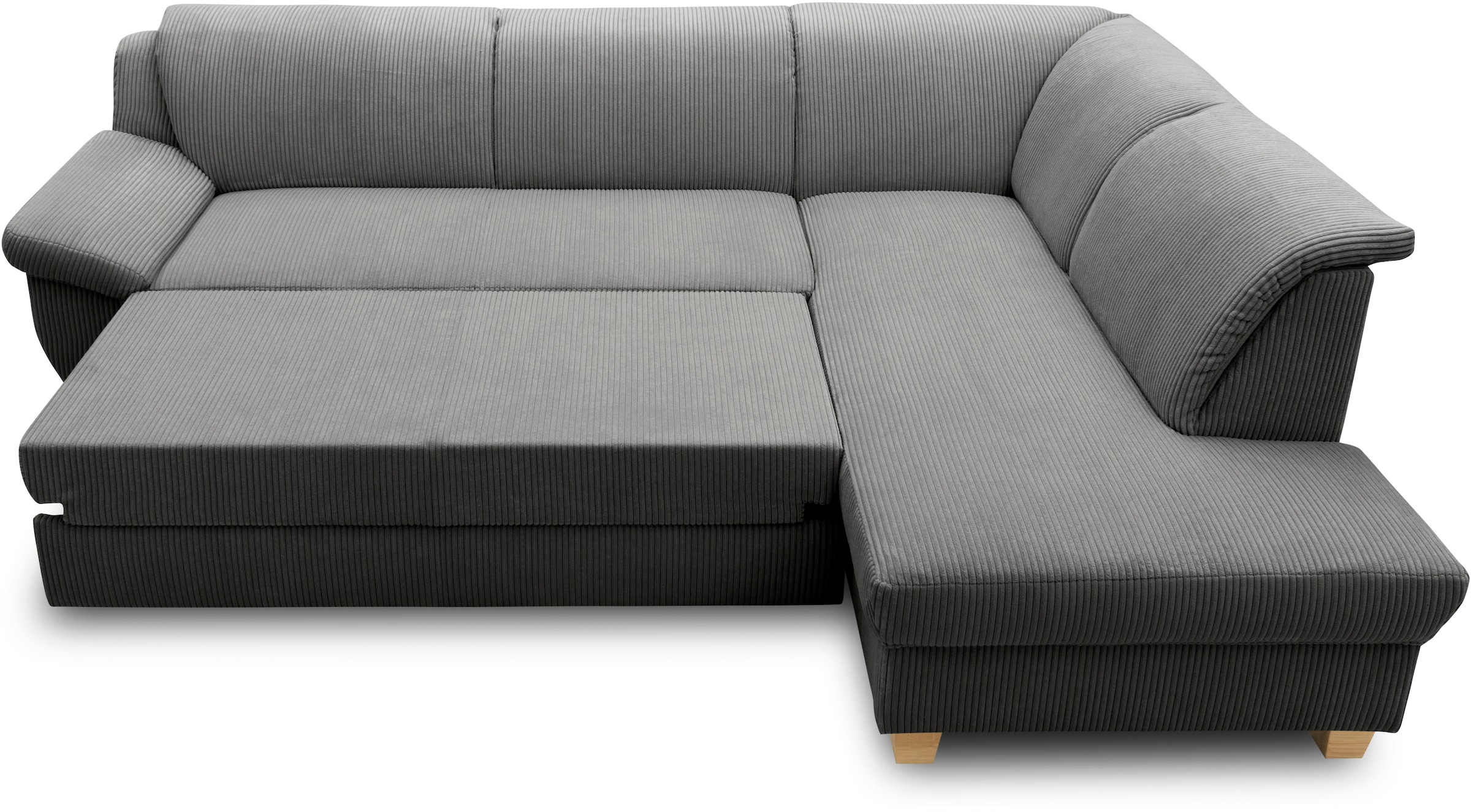 Home affaire Ecksofa »Yesterday L-Form«, wahlweise mit Bettfunktion, auch in Cord