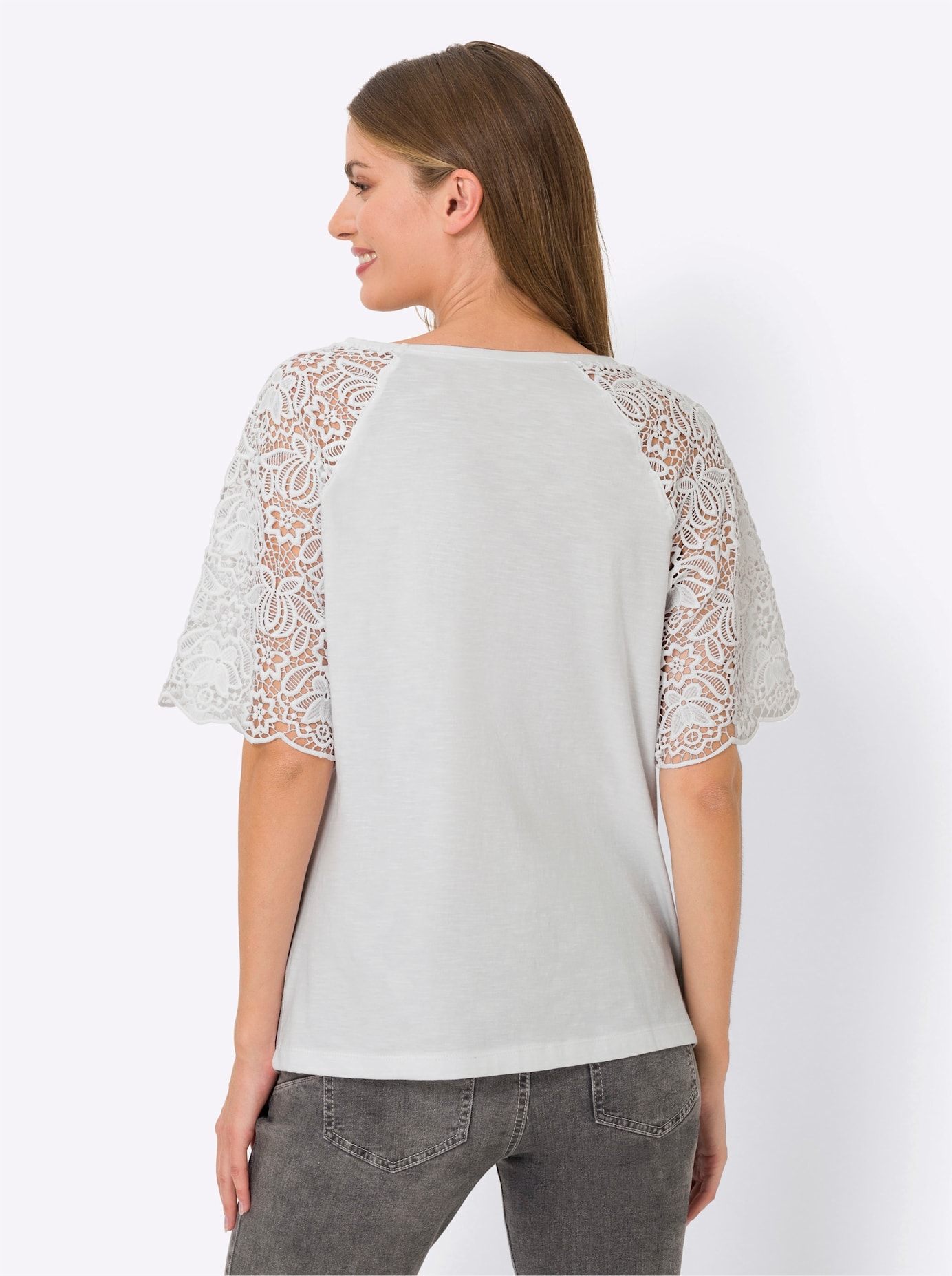 heine Spitzenshirt »Shirt«, (1 tlg.)