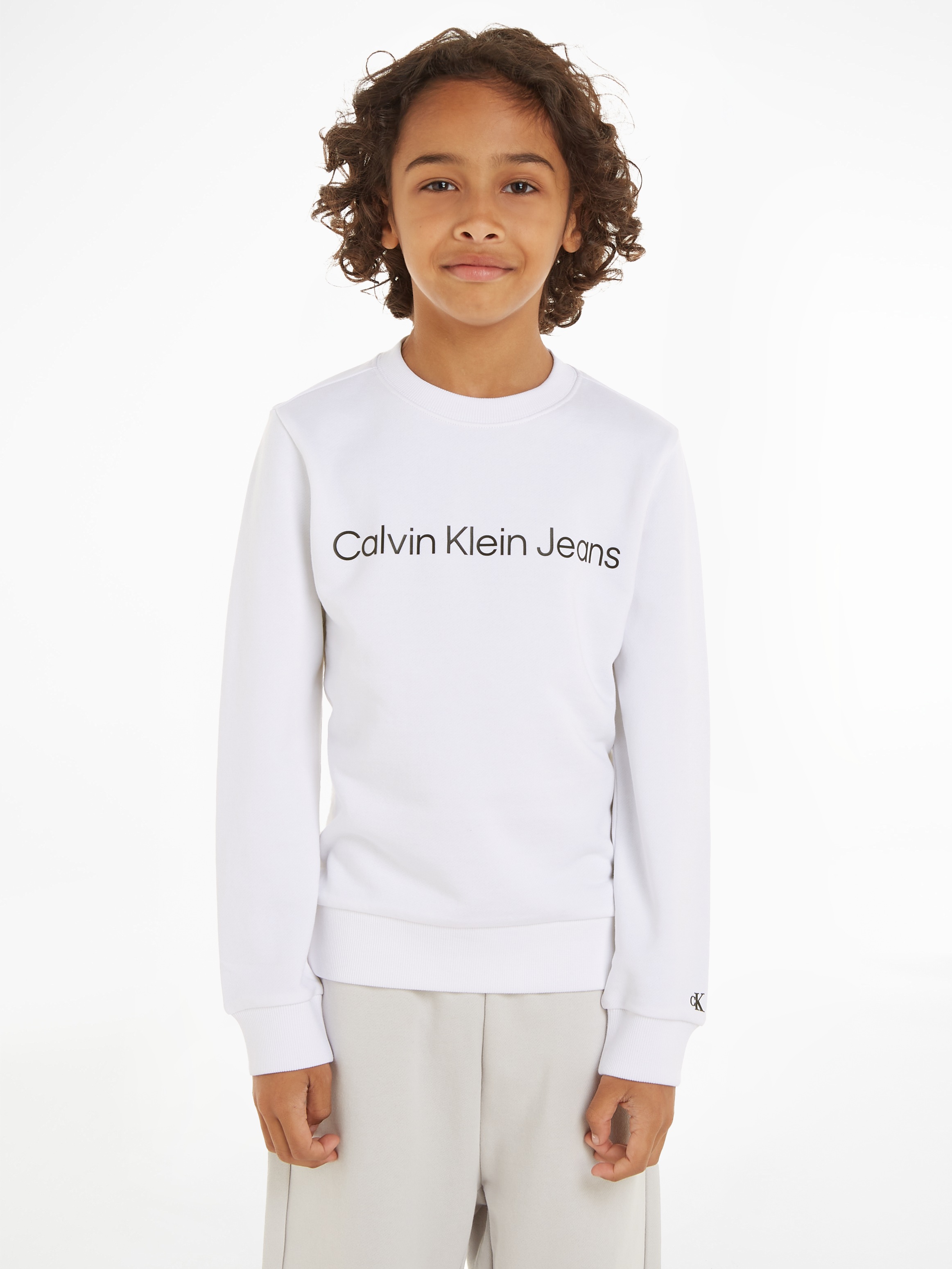 Calvin Klein Jeans Sweatshirt »INST. LOGO REGULAR CN«, für Kinder bis 16 Jahre