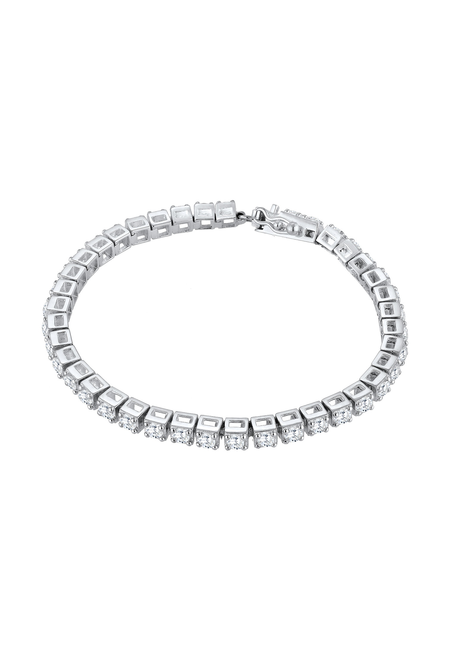 Elli Premium Armkette »Armband Tennisarmband mit Zirkonia Kristalle 925 Silber«
