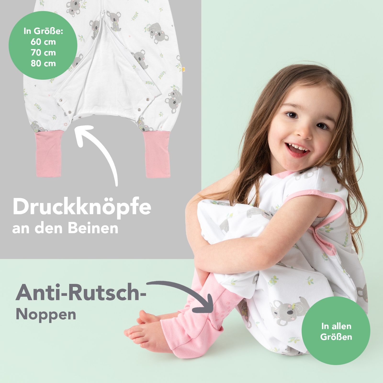 Schlummersack Babyschlafsack »Schlafsack mit Füßen 1.0 Tog«