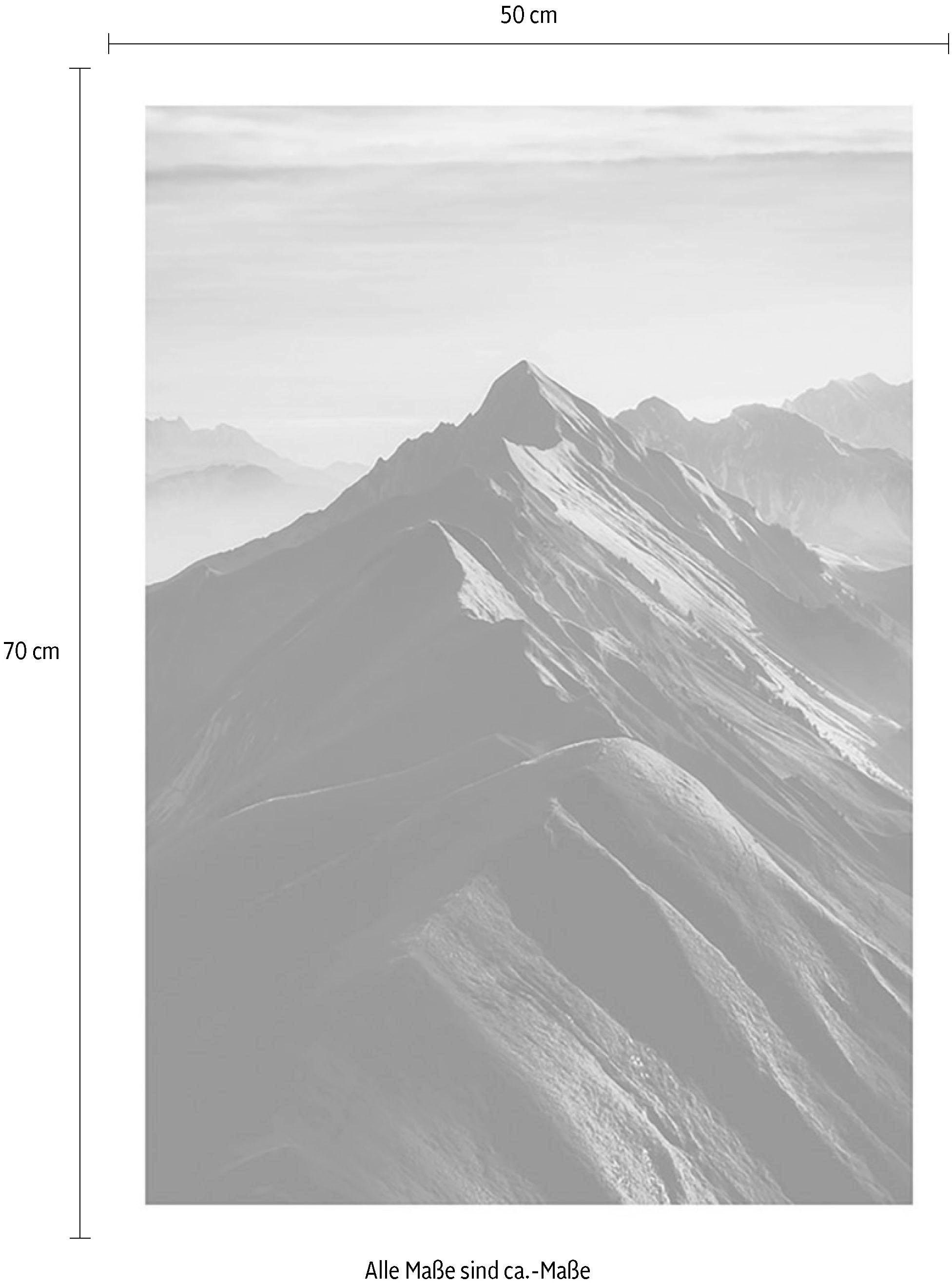 Komar Bild »Mountain Top« Natur 1 Stk. tlg. Wandbild zur Dekoration - ohne Rahmen