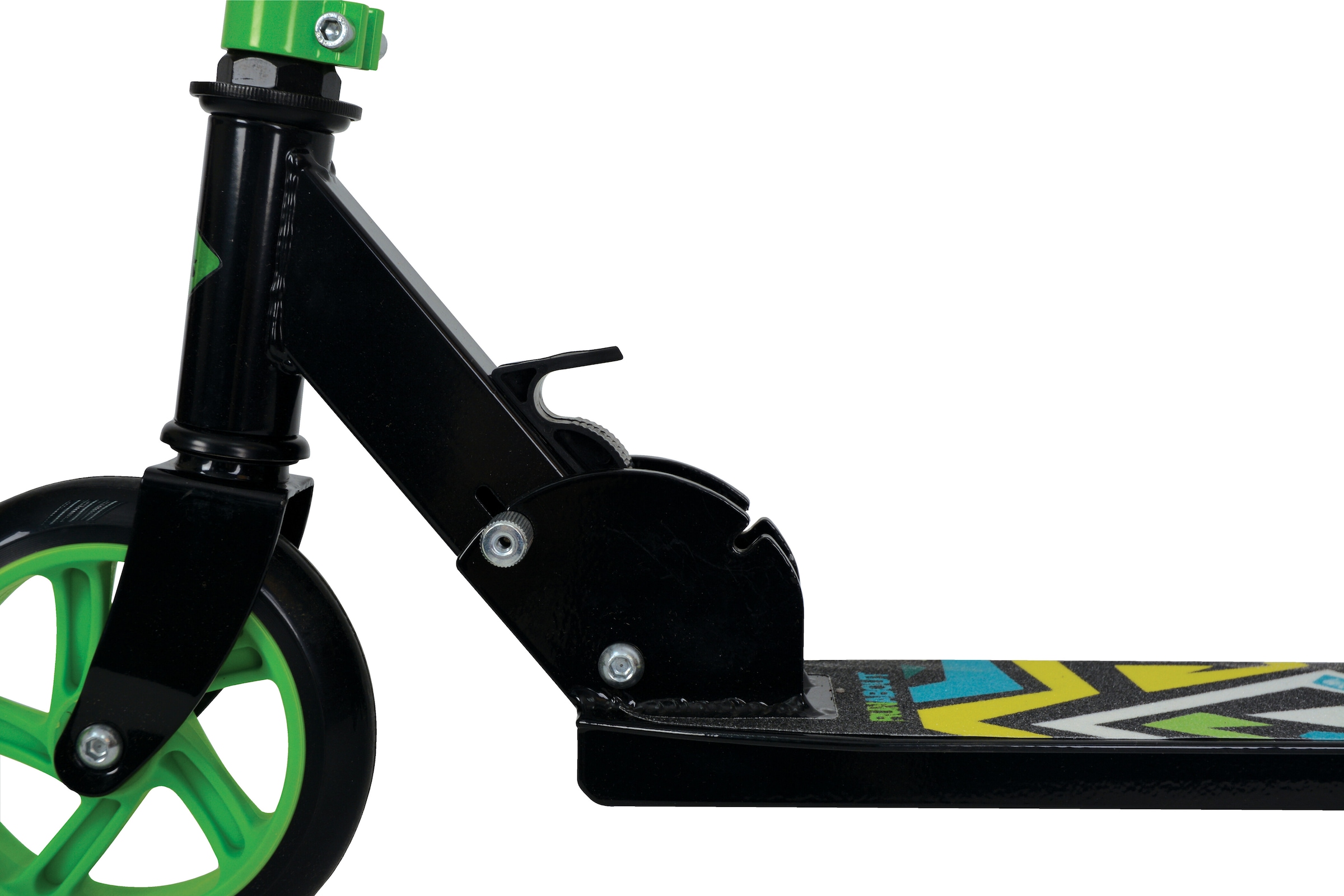 Schildkröt Tretroller »City Scooter RunAbout black-green«