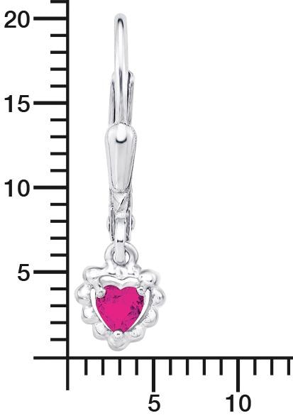 Amor Paar Ohrhänger »2021183« mit Zirkonia (synth.)