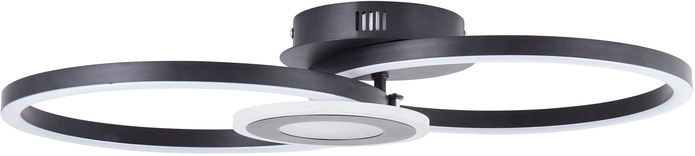 Brilliant LED Deckenleuchte »Avanza« LED-Modul Warmweiß LED-Profilleuchte, 30 x 52 cm, 2900 lm, 3000 K, schwenkbar, schwarz