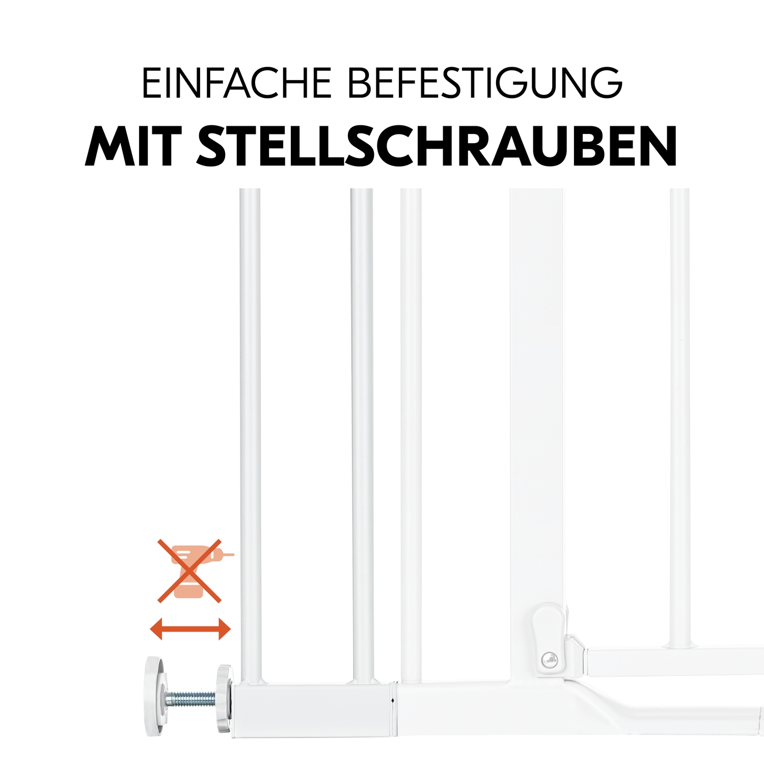 Hauck Verlängerung für Türschutzgitter »Extension, 9 cm, White«