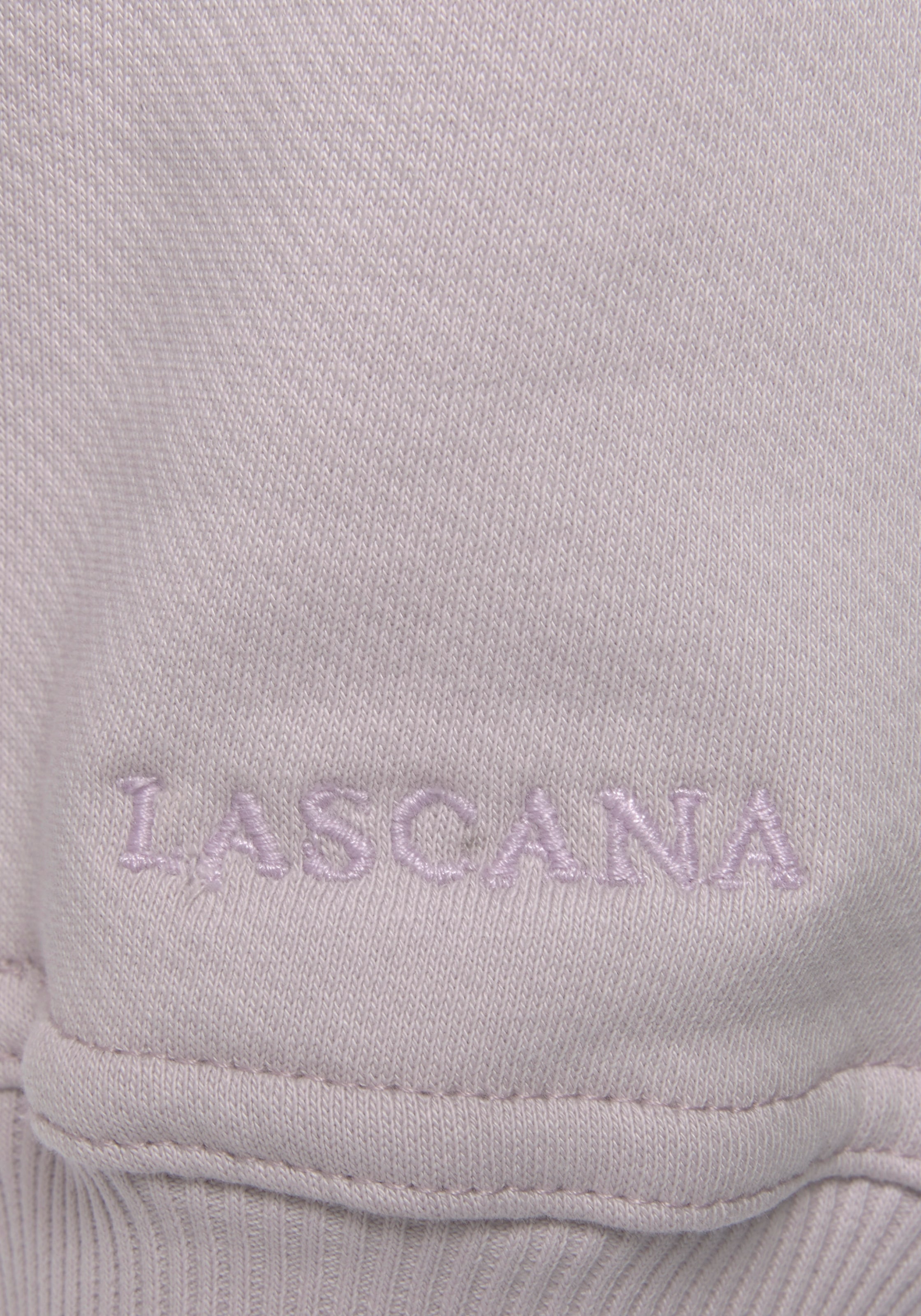 LASCANA Sweatjacke, aus organischer Baumwolle, Loungewear