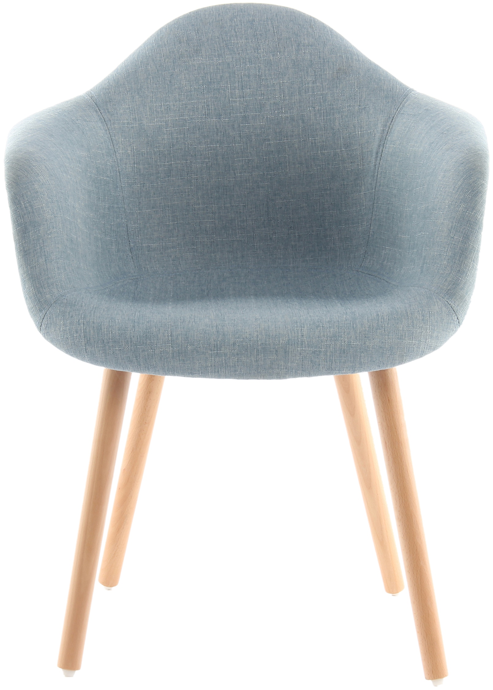 Kayoom Polsterstuhl »Stuhl Winston 325 2er-Set, weiche Sitzfläche aus Schaumstoff«, (Set), 2 St., attraktiv, Holzbeine, weiche Sitzfläche aus Schaumstoff