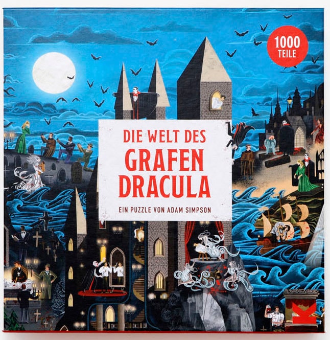 Laurence King Puzzle »Die Welt des Grafen Dracula«, Made in Europe