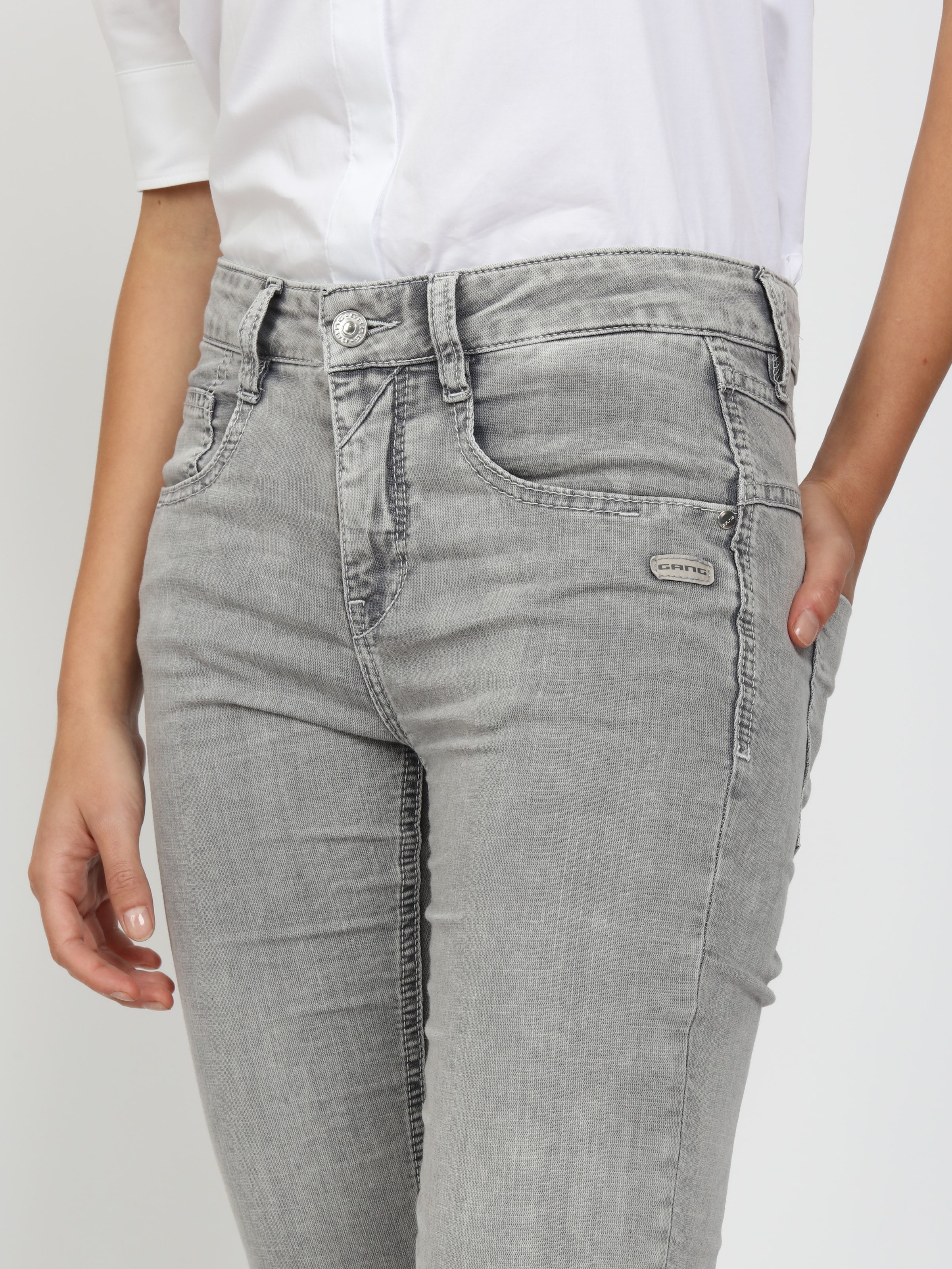 GANG Relax-fit-Jeans »94AMELIE« aus leichtem, weichen Stretch-Denim